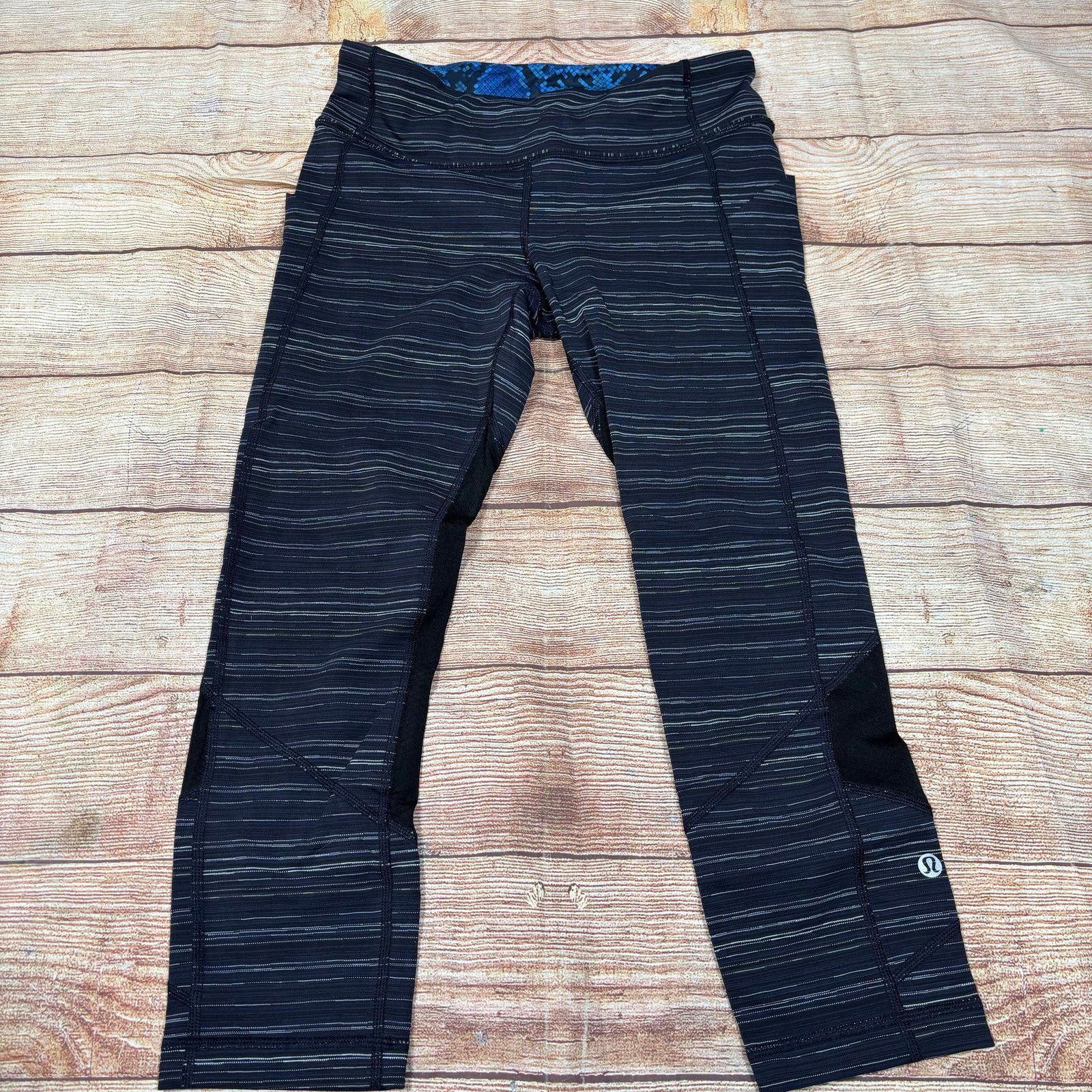 Lululemon Lululemon Pace Rival Crop 22" Cyber Strong Women’s sz 6 Size 28" / US 6 / IT 42 - 7 Thumbnail