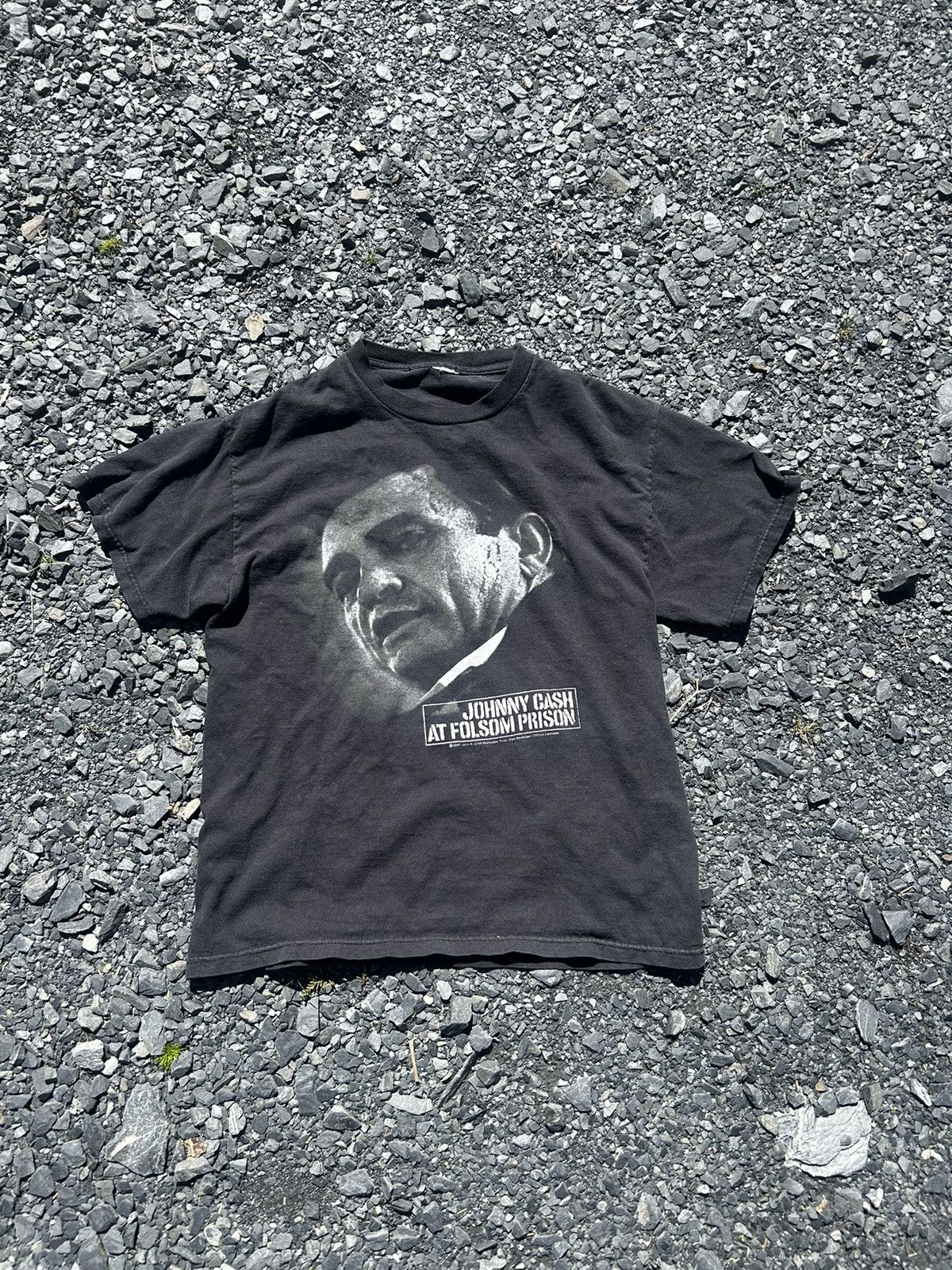 Vintage Johnny Cash T shirt Size US M / EU 48-50 / 2 - 1 Thumbnail