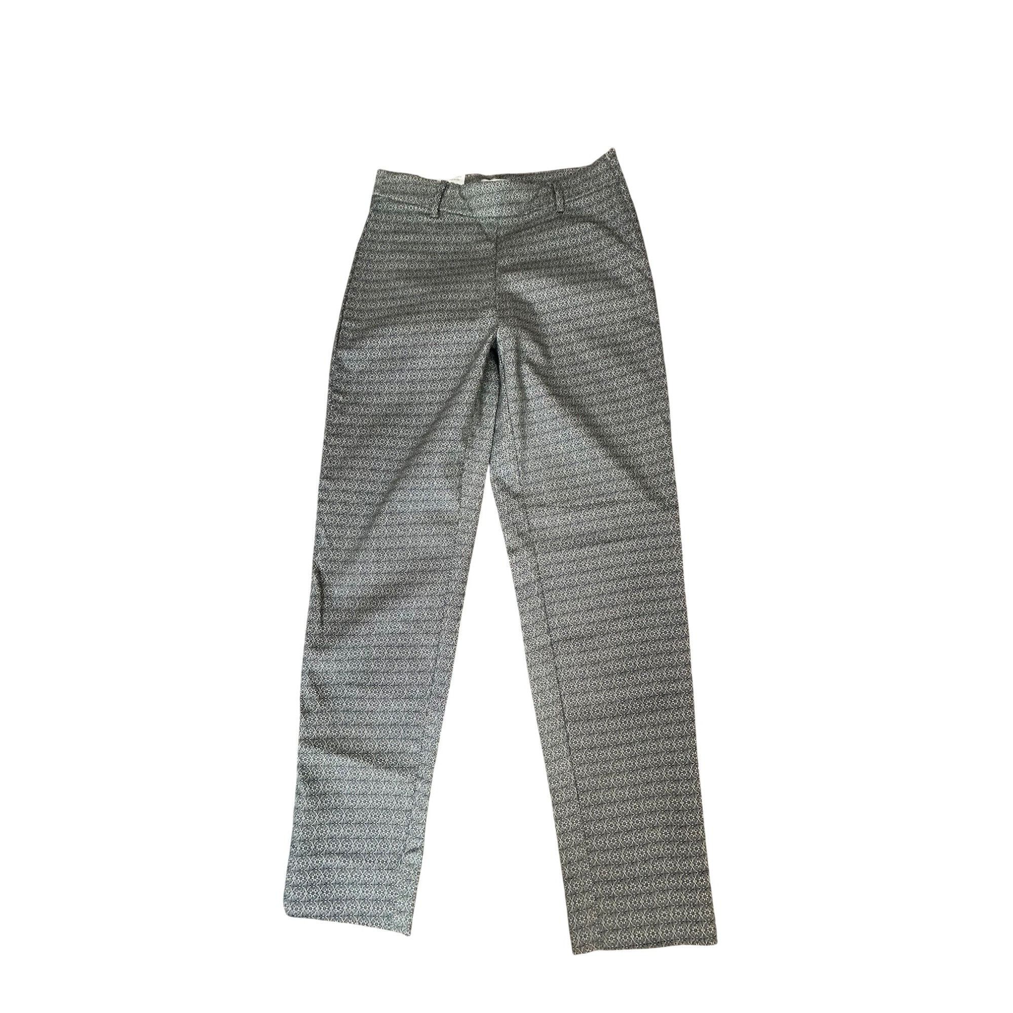 H&M H&M Women’s Ankle Pants 6 Black White Geometric Tapered Zip Size 28" / US 6 / IT 42 - 17 Thumbnail
