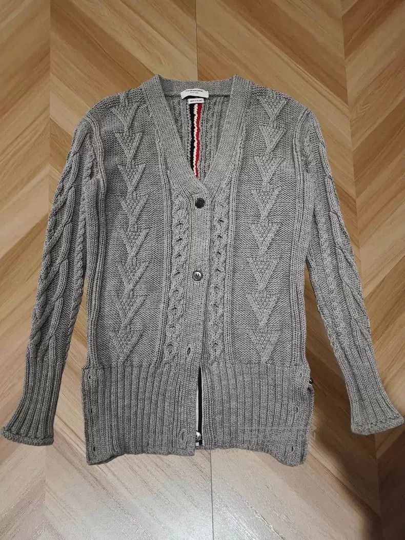 Thom Browne Thom Browne Striped Cardigan Size US XXS / EU 40 - 1 Thumbnail