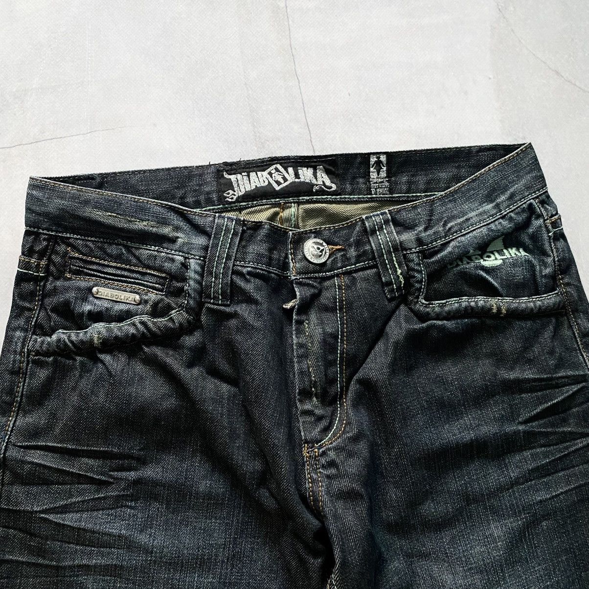 20471120 Distressed If Six Was Nine Style Punk Jeans LGB Y2K Size 30" / US 8 / IT 44 - 7 Thumbnail
