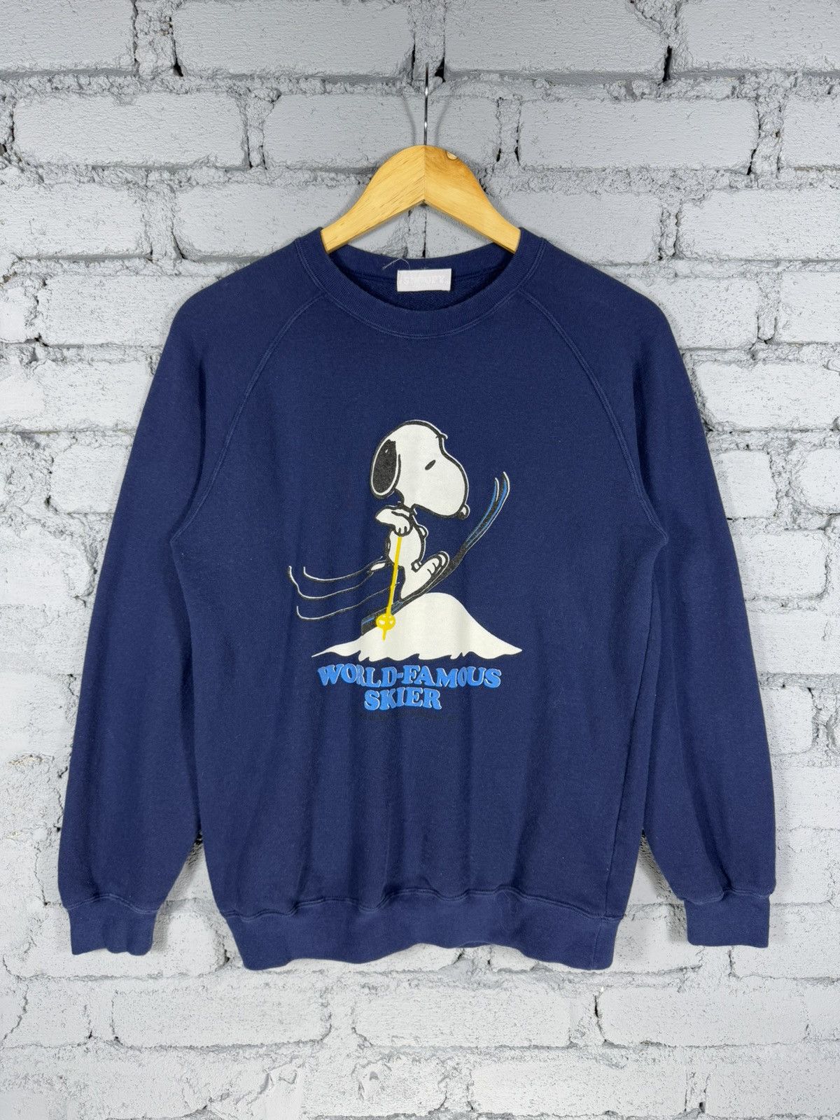 Anime Vintage Snoopy World Famous Skier Navy Size US M / EU 48-50 / 2 - 1 Thumbnail