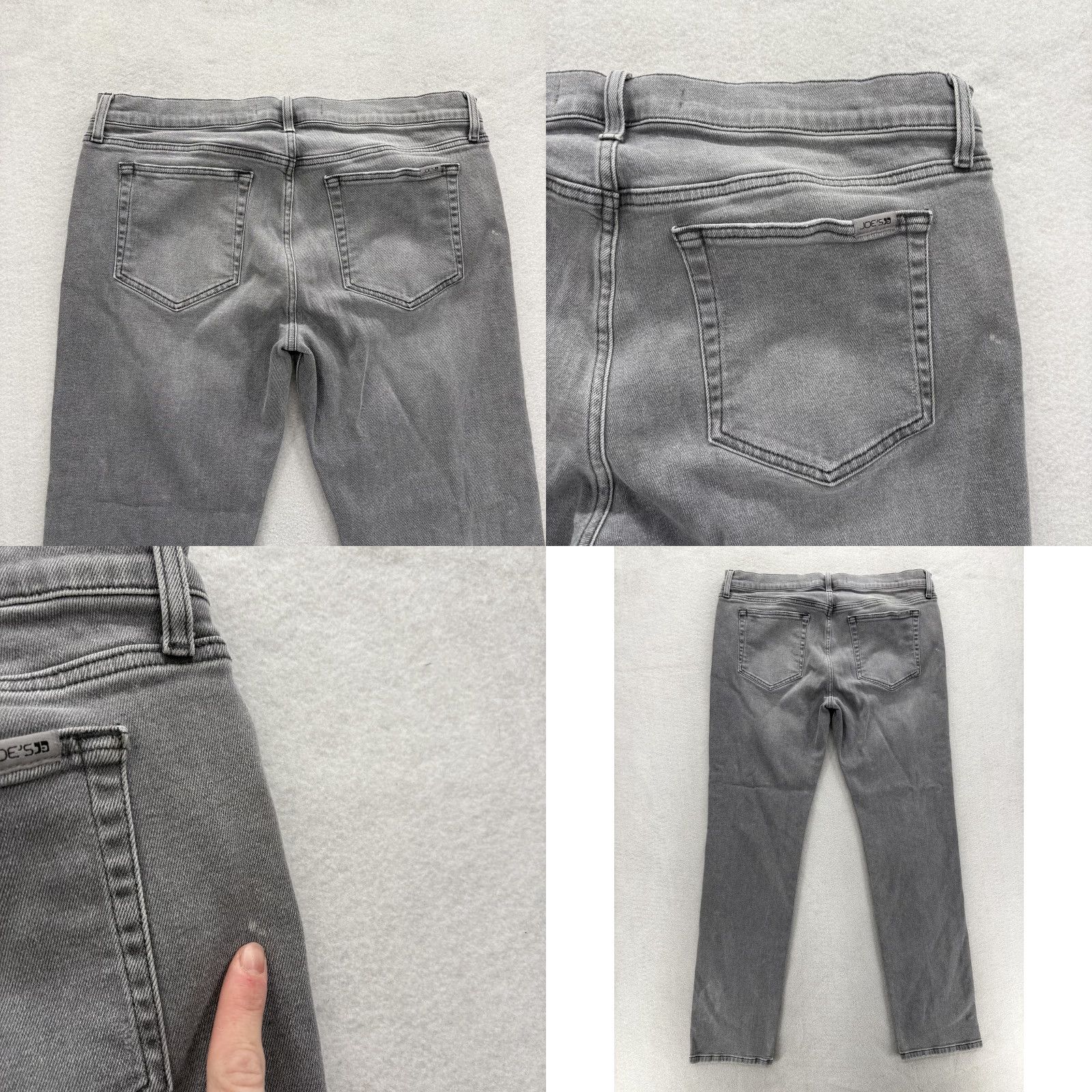 Vintage Joe's Jeans The Brixton Straight Jeans Mens 38x34 Gray Slim Stretch Denim Size US 38 / EU 54 - 9 Thumbnail