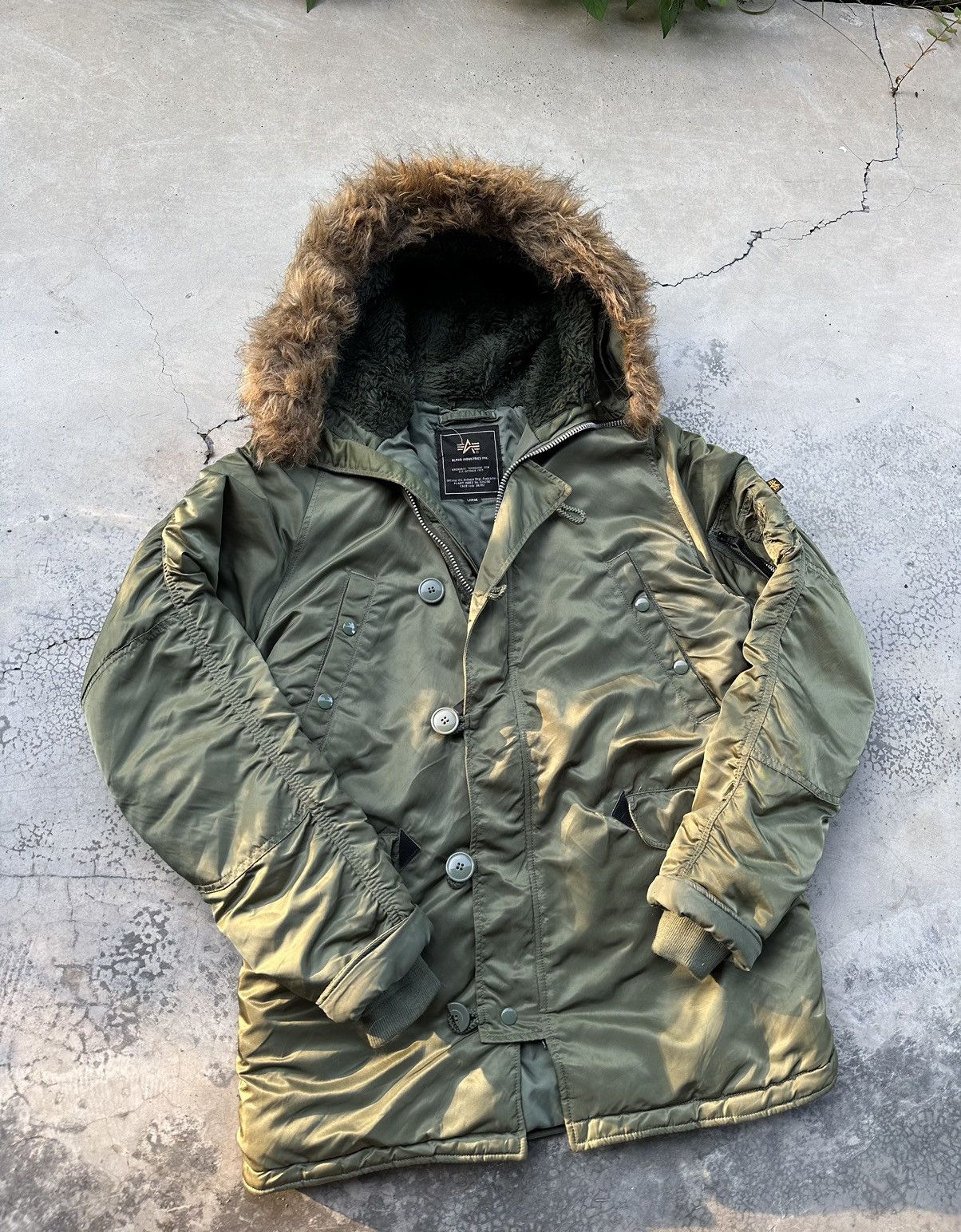 Alpha Industries 🪖Alpha Industries Parka Jacket Size US L / EU 52-54 / 3 - 7 Thumbnail