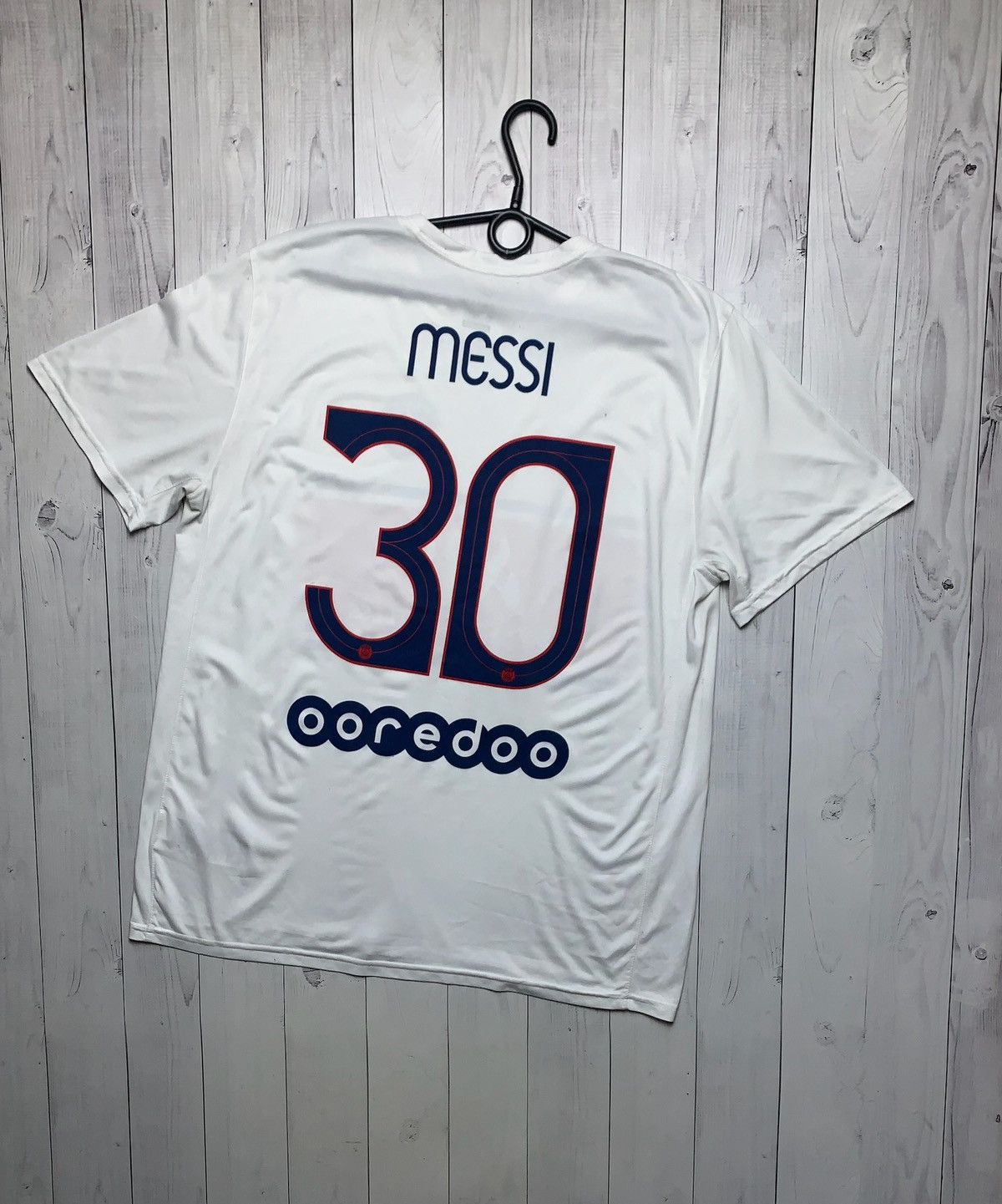 Nike × Vintage Vintage Nike PSG 30 Messi soccer tee logo size XL Size US XL / EU 56 / 4 - 1 Thumbnail