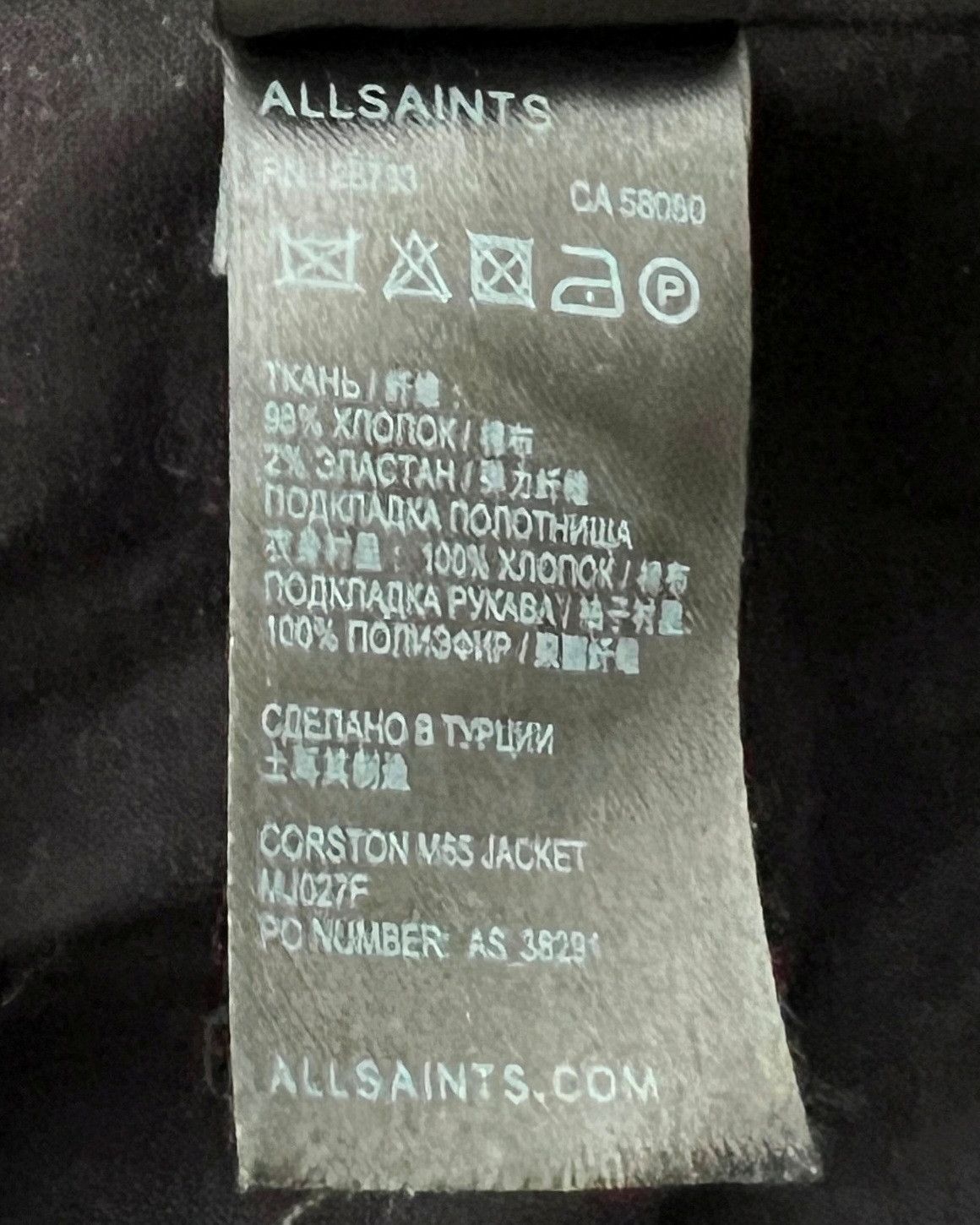 Allsaints ALL SAINTS CORSTON M65 JACKET MILITARY BOMBER Size US S / EU 44-46 / 1 - 7 Thumbnail