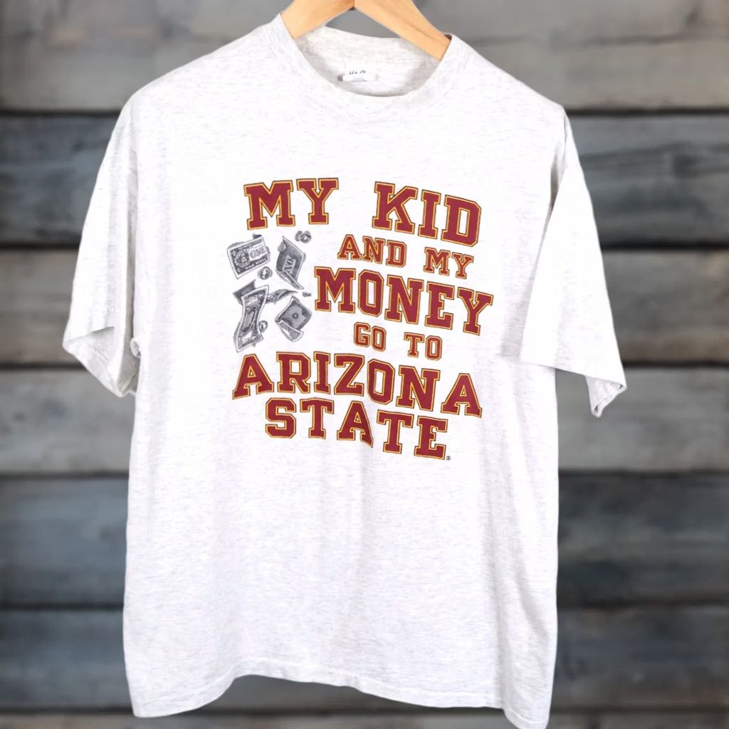 Velva Sheen VINTAGE Velva Sheen Arizona State University T-Shirt Mens XL Gray Single Stitch VTG Size US XL / EU 56 / 4 - 1 Thumbnail