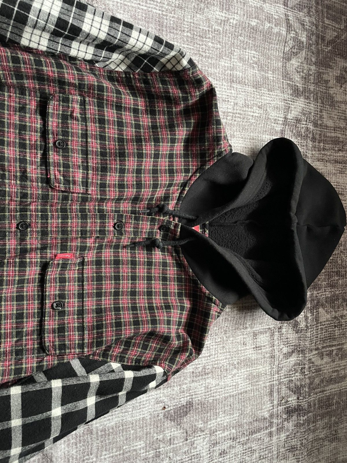 Supreme Supreme SS14 Hooded Flannel Shirt Size US L / EU 52-54 / 3 - 4 Thumbnail