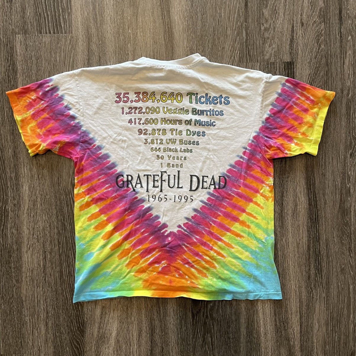 Vintage Vintage 1996 Grateful Dead Single Stitch Tie Dye Size US L / EU 52-54 / 3 - 2 Thumbnail