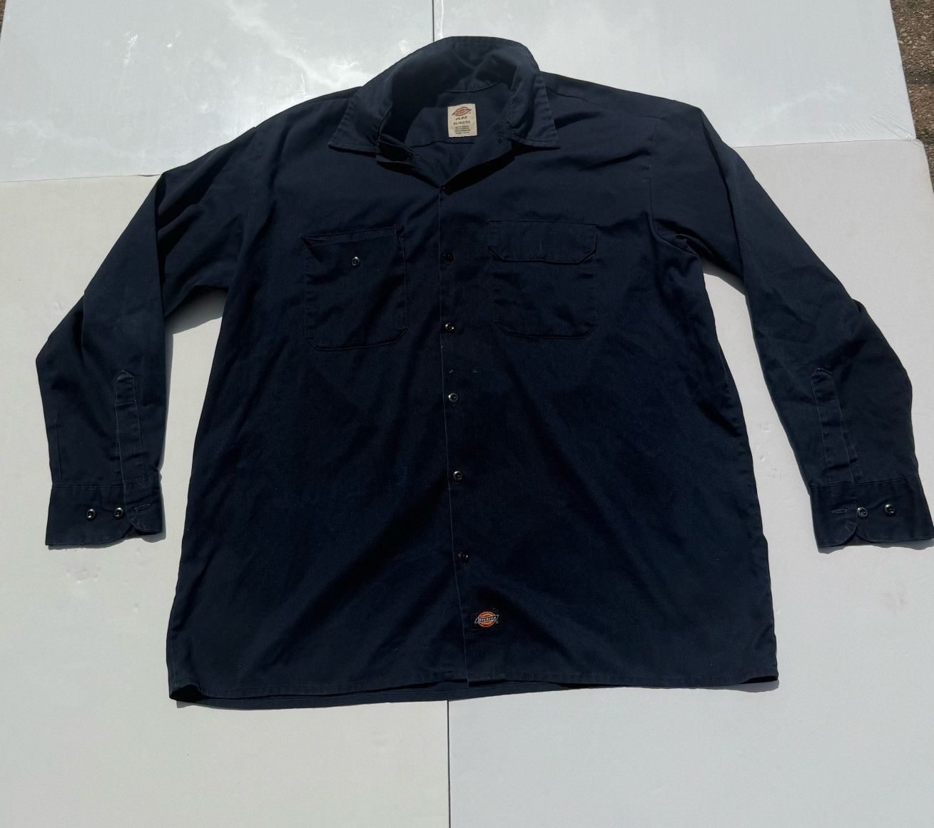 Dickies Navy Blue Dickies Work Button up Size US XL / EU 56 / 4 - 1 Thumbnail