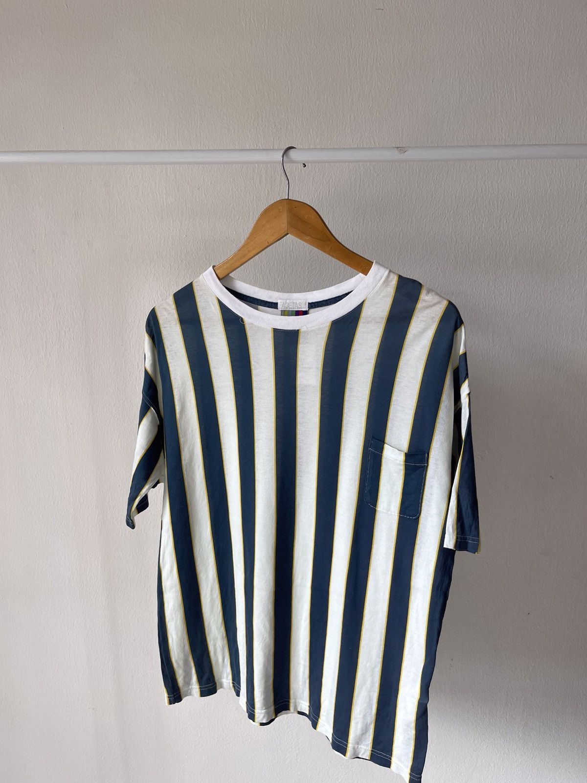 Facetasm Facetasm Stripe Pocket Tee Size US M / EU 48-50 / 2 - 1 Thumbnail