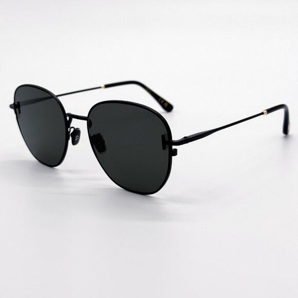 Tom Ford NEW TOM FORD TF976/K 02A BLACK FT0976/S 02A SUNGLASSES T Size ONE SIZE - 6 Thumbnail