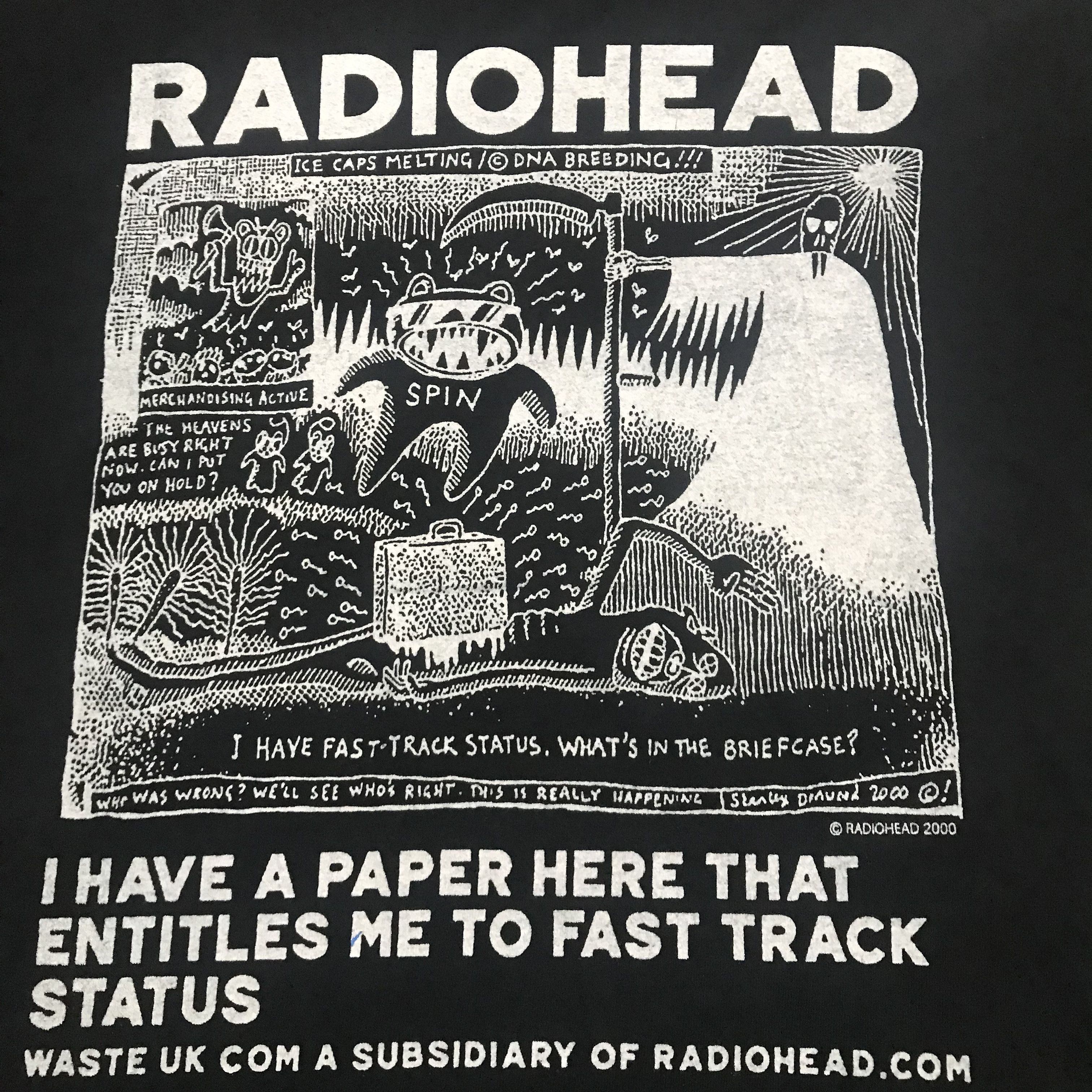 Band Tees Vintage Radiohead 2000 Size US L / EU 52-54 / 3 - 5 Thumbnail