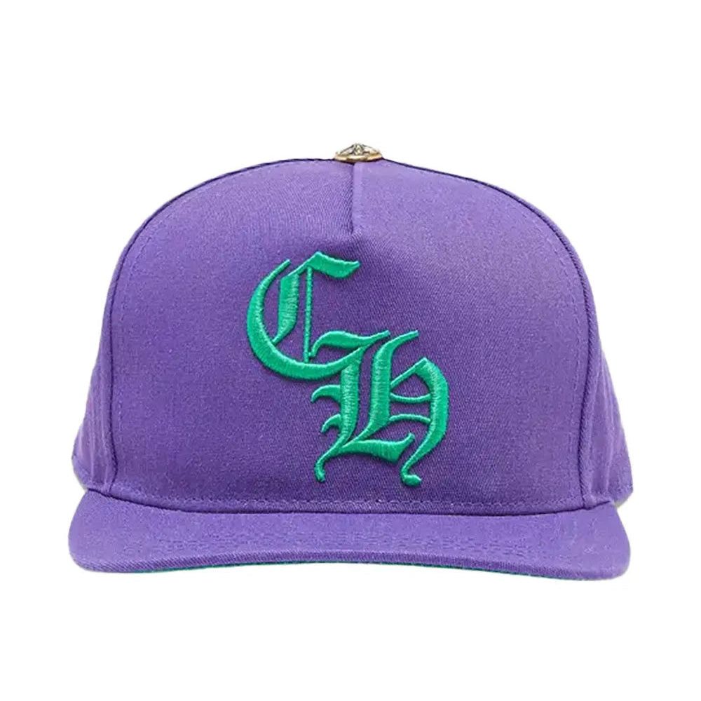 Chrome Hearts CH Snapback Hat Purple Green Size ONE SIZE - 1 Thumbnail