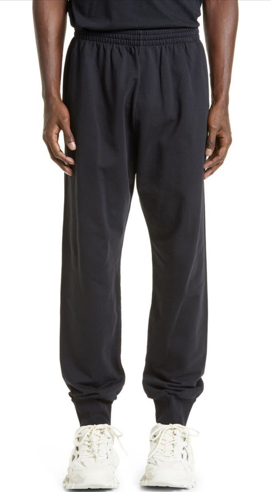 image of NWT Minimalism Balenciaga Jogger Pants With Elastic Waist in Black, Men's (Size 30)