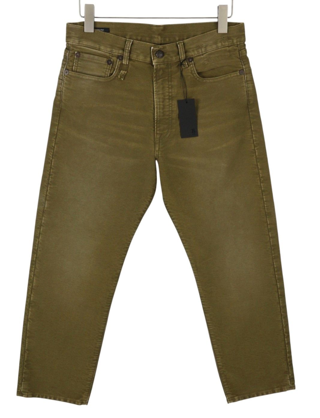 R13 BOYFRIEND 27 Olive Moleskin RRP790 87210 Size 27" / US 4 / IT 40 - 2 Thumbnail