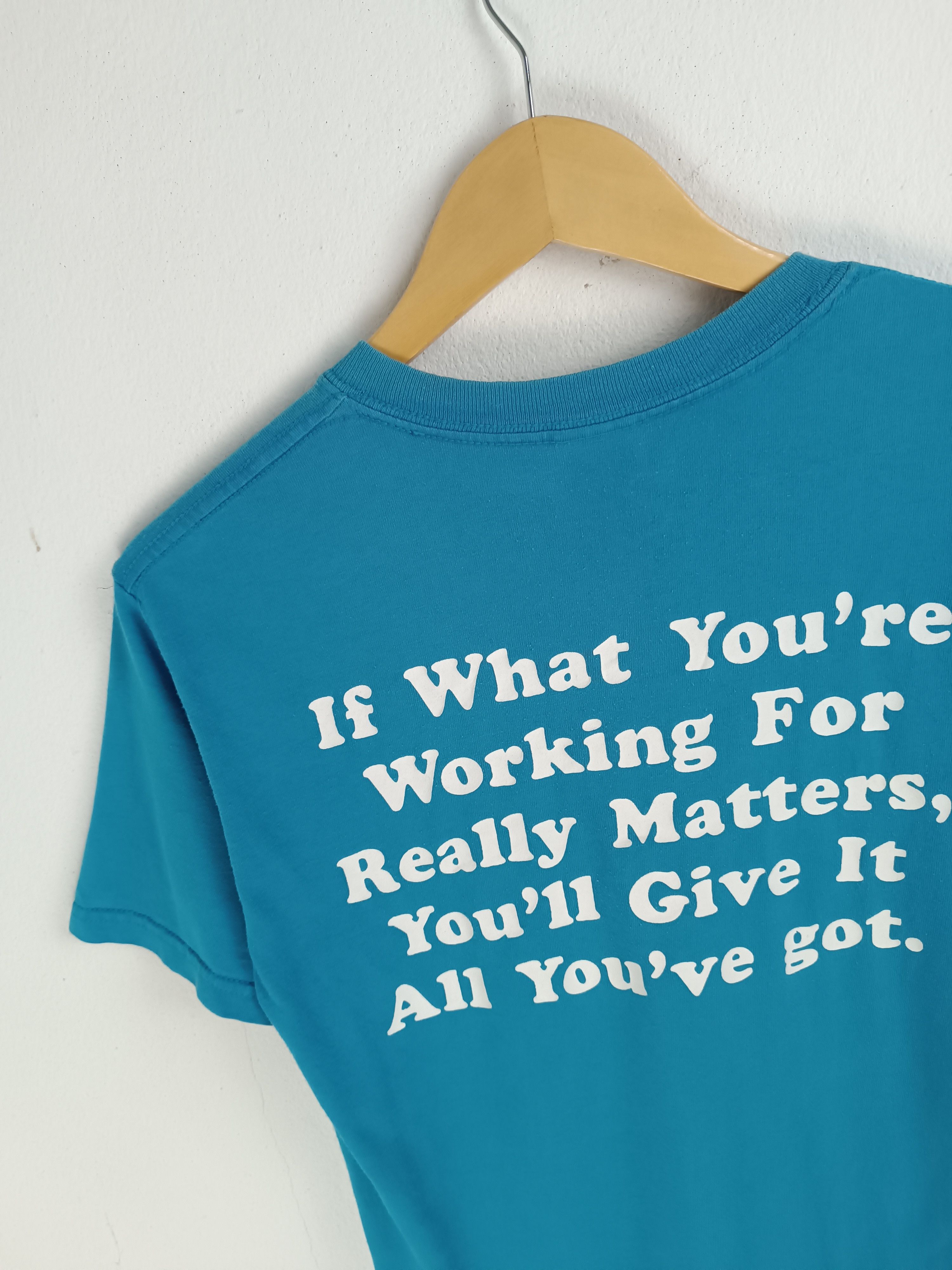 Vintage VINTAGE 2000s EASTSIDE FOOTBALL SOCCER TEE WISDOM POEM QUOTE Size US S / EU 44-46 / 1 - 11 Thumbnail