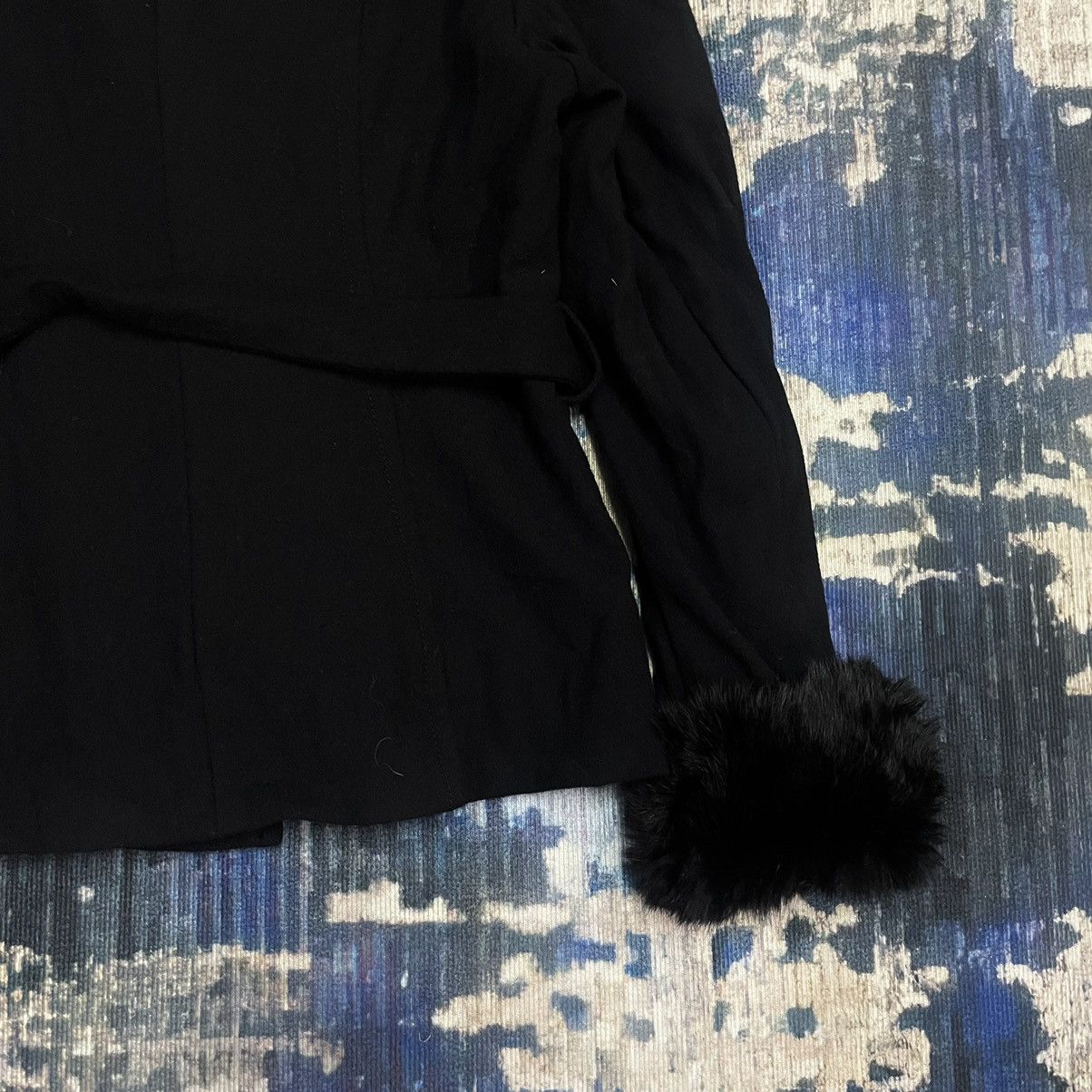 14th Addiction S.R. Gall Tokyo Gothic Punk Fur Coat Button Rick Owens Style Size XS / US 0-2 / IT 36-38 - 12 Thumbnail