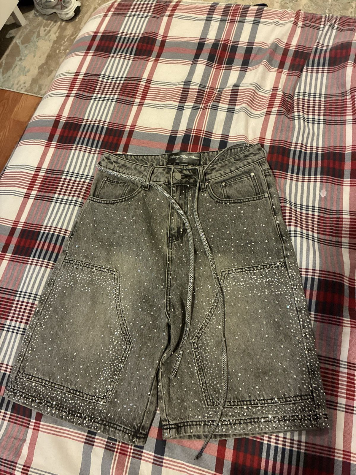 Other 77 studios rhinestone jorts Size US 28 / EU 44 - 1 Thumbnail