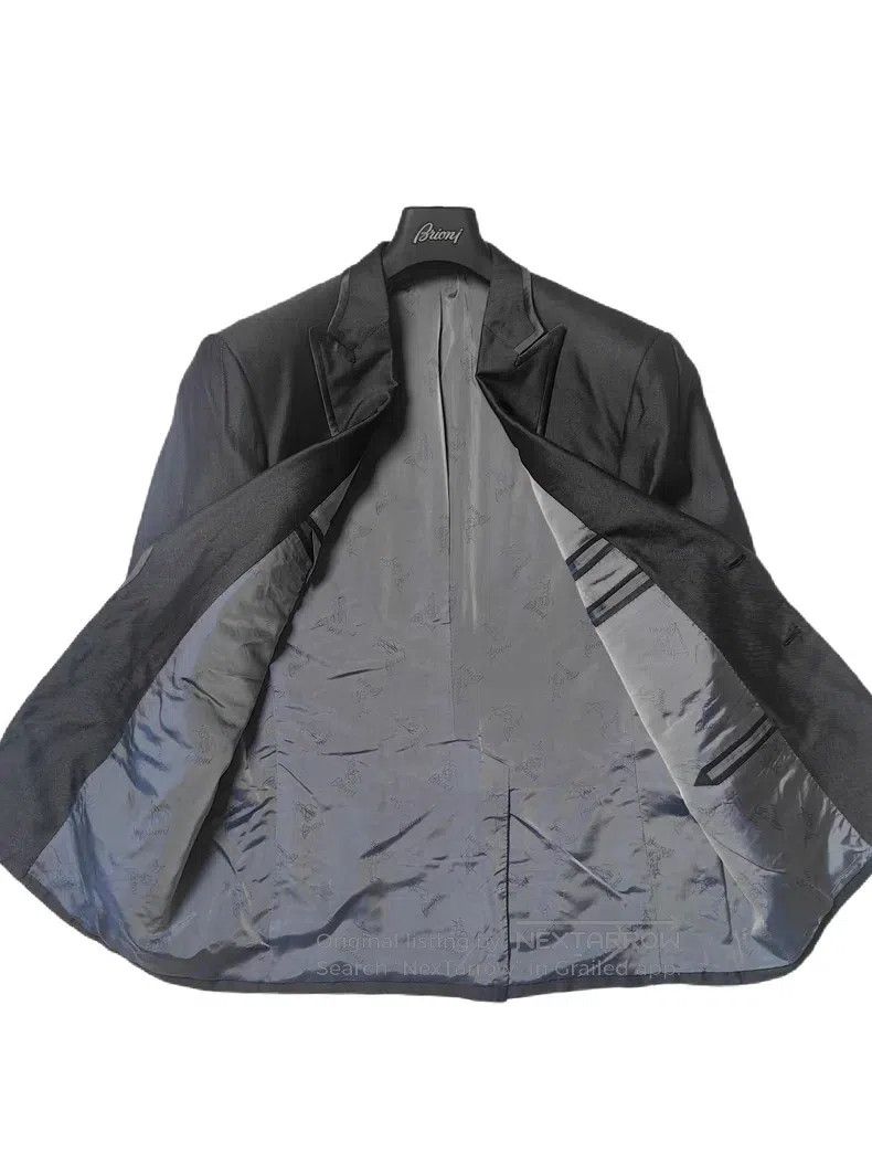 Brioni Brioni Silk tuxedo dress Size US L / EU 52-54 / 3 - 4 Thumbnail