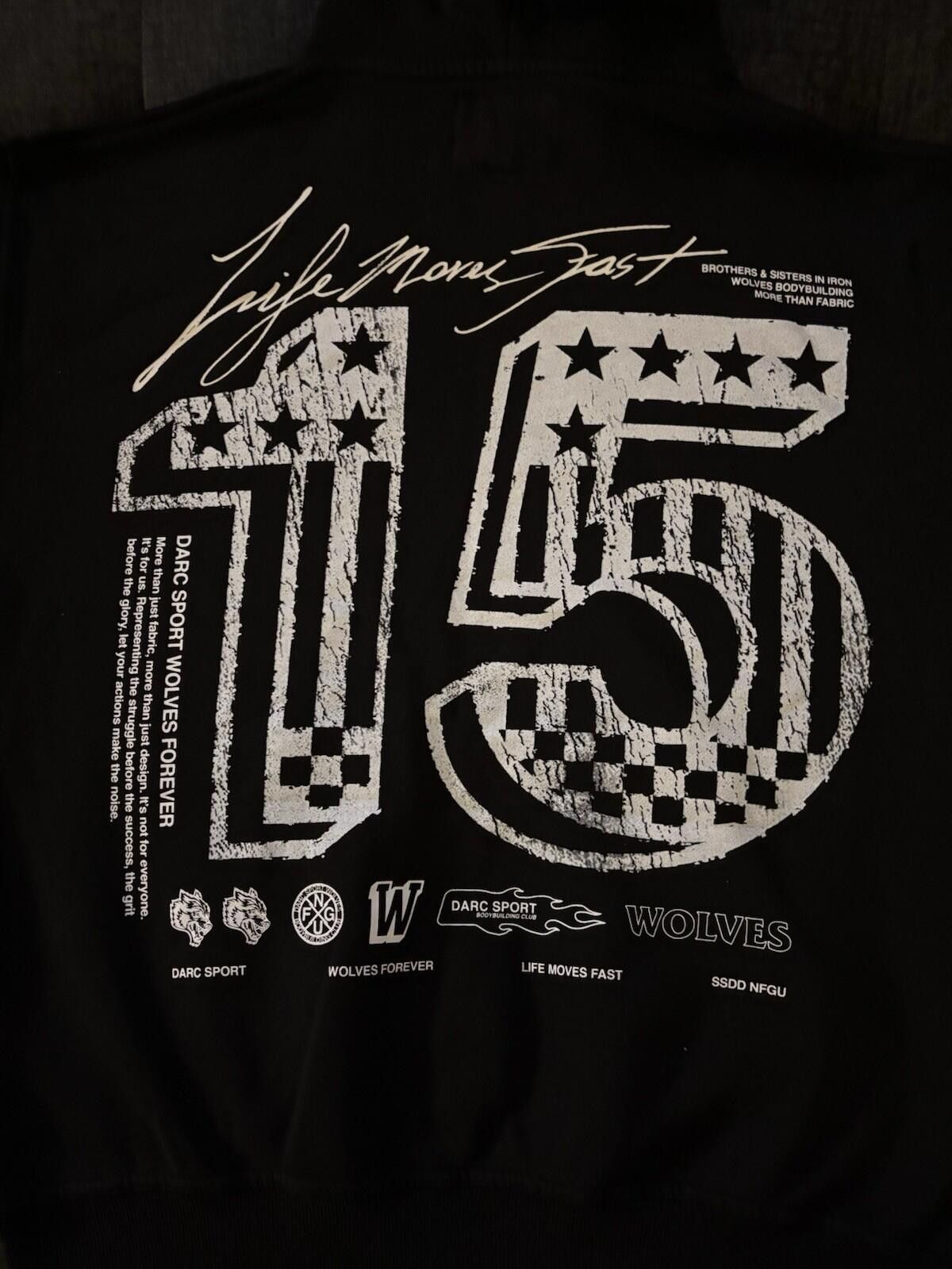 Vintage Darc Sport Life Moves Fast V2 Vintage Hoodie Med Size US M / EU 48-50 / 2 - 7 Thumbnail