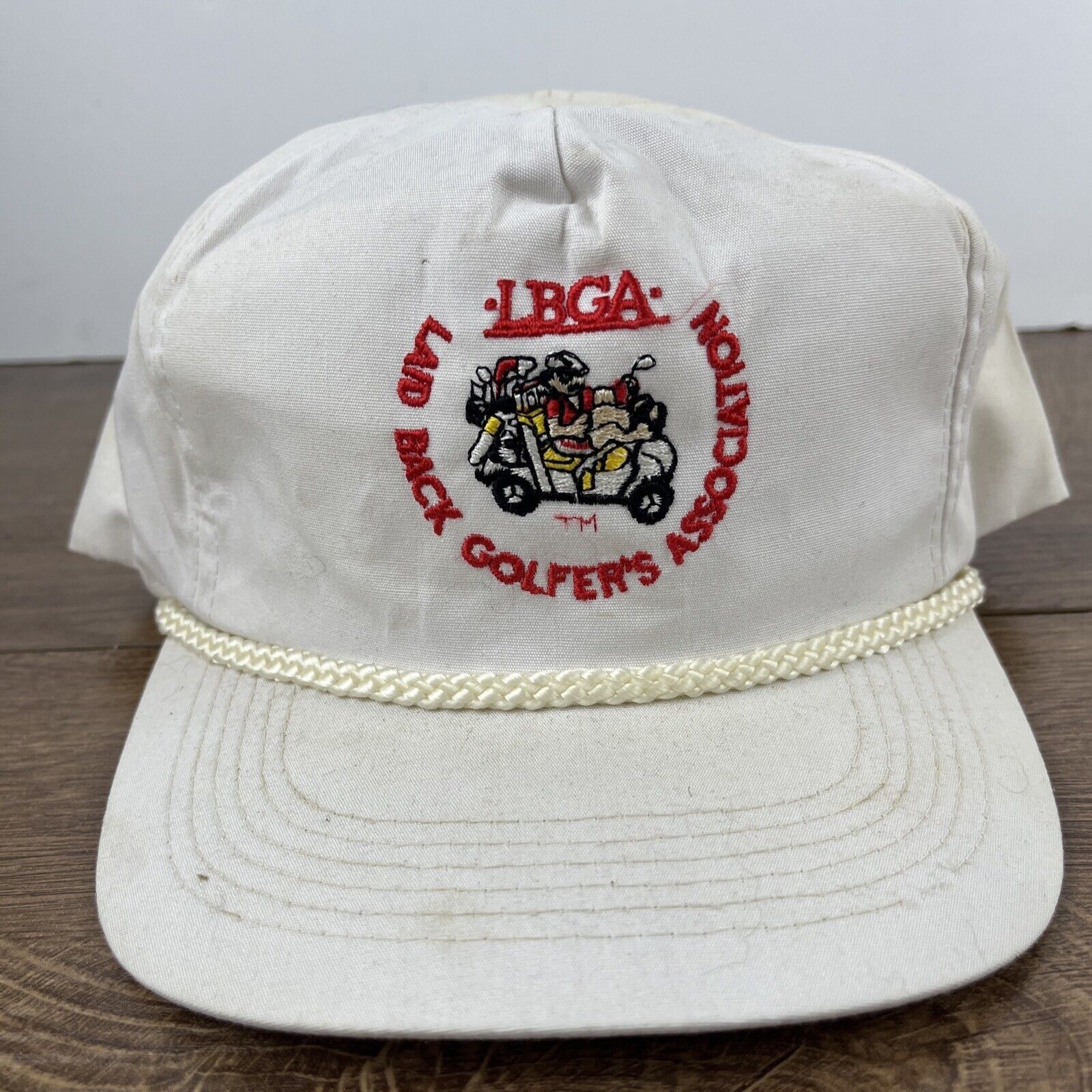 Other Laid Back Golfers Hat LBGA Hat Snapback White Adjustable Hat Size ONE SIZE - 6 Thumbnail