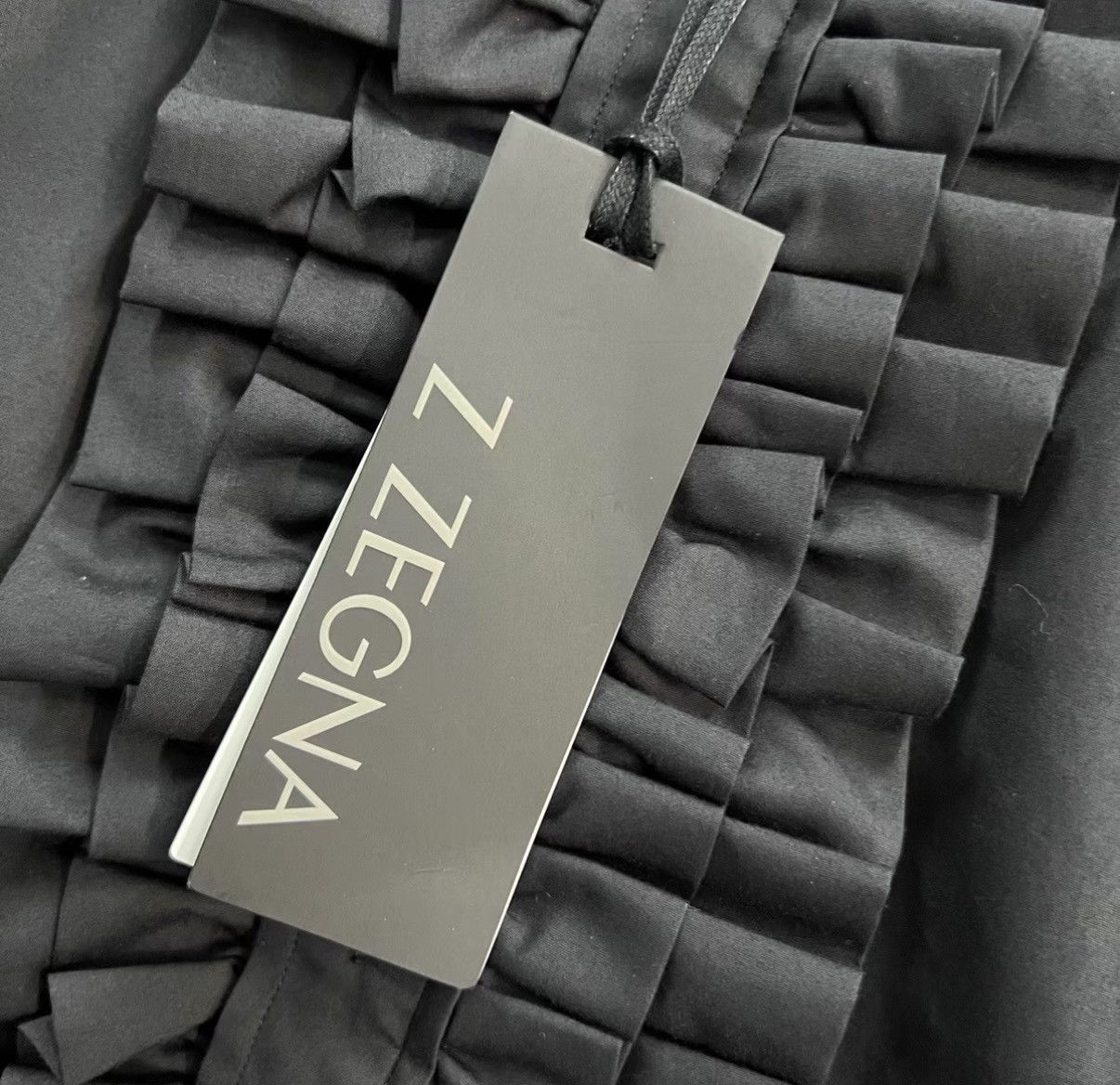 Z Zegna Zegna Black Paneled Shirt J41 Size US XXS / EU 40 - 3 Thumbnail