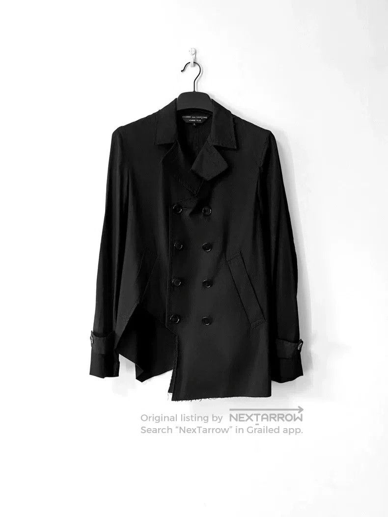 Comme des Garcons Comme Des Garcons Irregular cut double-breasted ripped jac Size US S / EU 44-46 / 1 - 1 Thumbnail