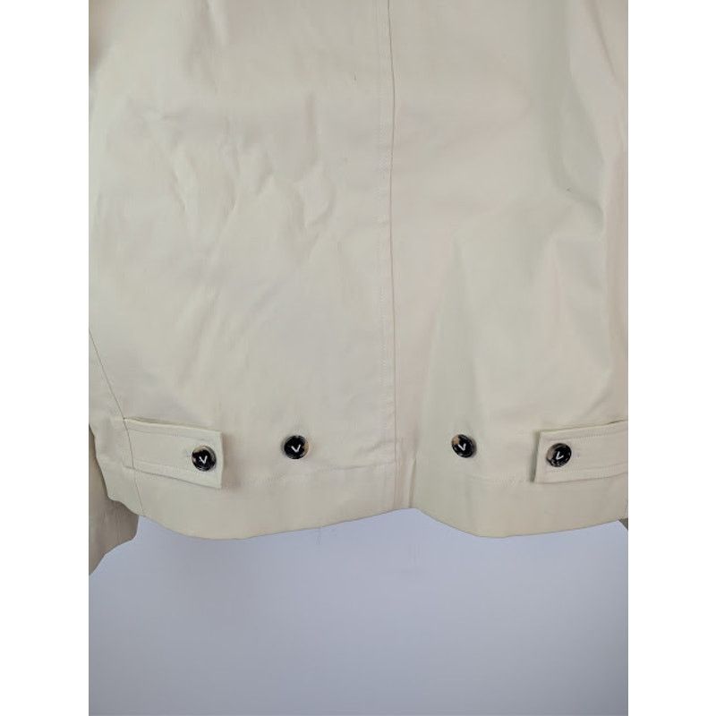 Bottega Veneta o1rshd1 Blouson Coated Cotton Stretch Jacket in Ecru Size US L / EU 52-54 / 3 - 16 Thumbnail