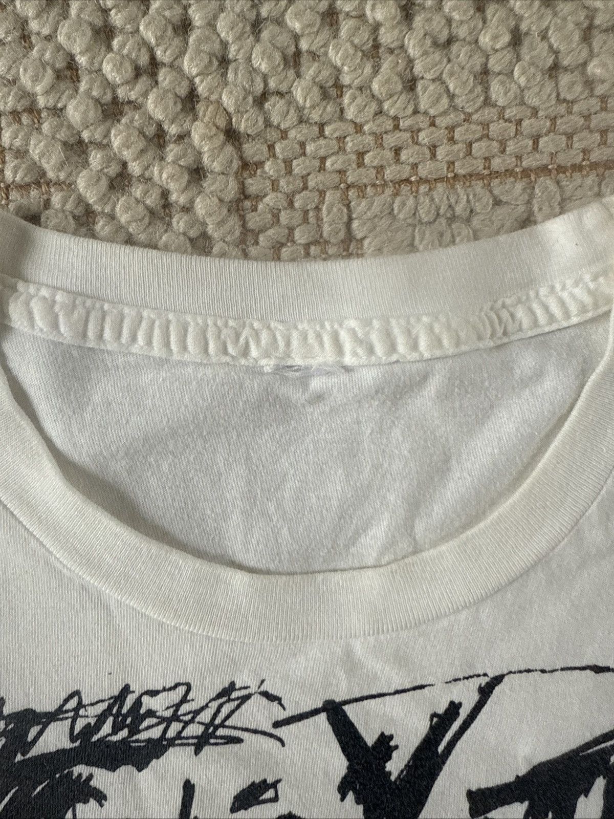 Vintage 1990s / Early y2k Sonic Youth Babydoll Cut Tshirt Size US XXS / EU 40 - 5 Thumbnail