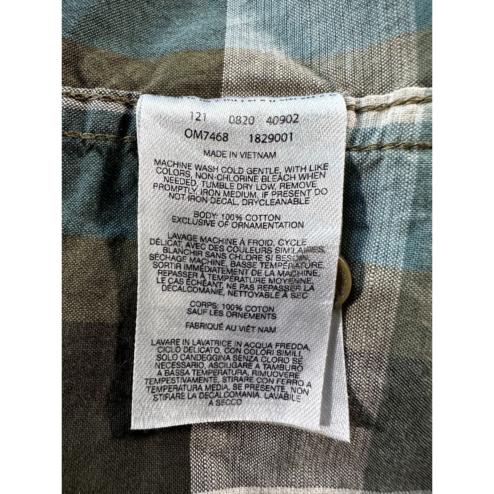 Mountain Hardwear Mountain Hardwear Shirt Mens L Green Big Cottonwood Plaid Size US L / EU 52-54 / 3 - 7 Thumbnail