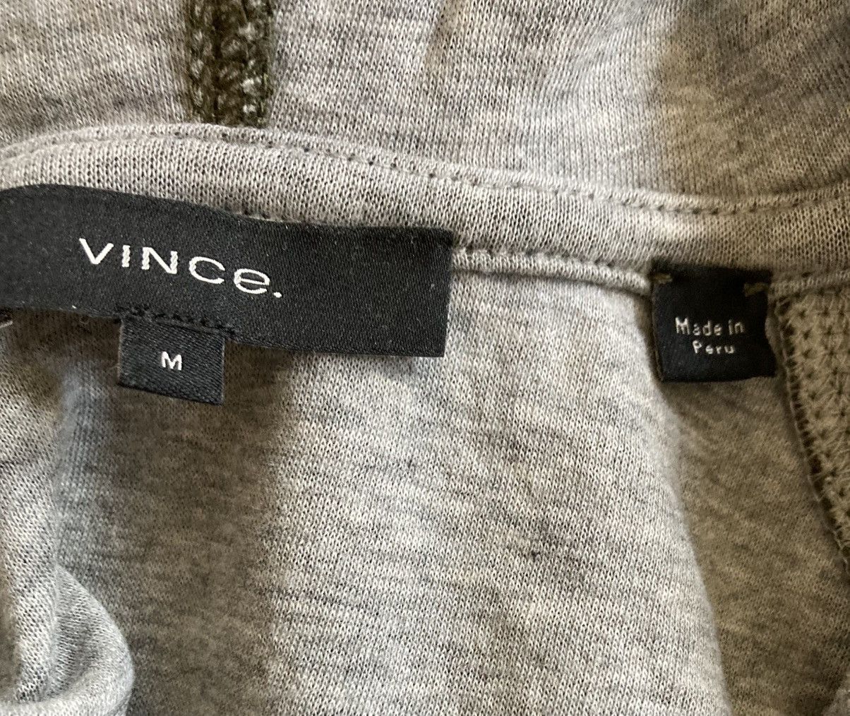 Vince Vince olive cotton lined hoodie Size US M / EU 48-50 / 2 - 3 Thumbnail