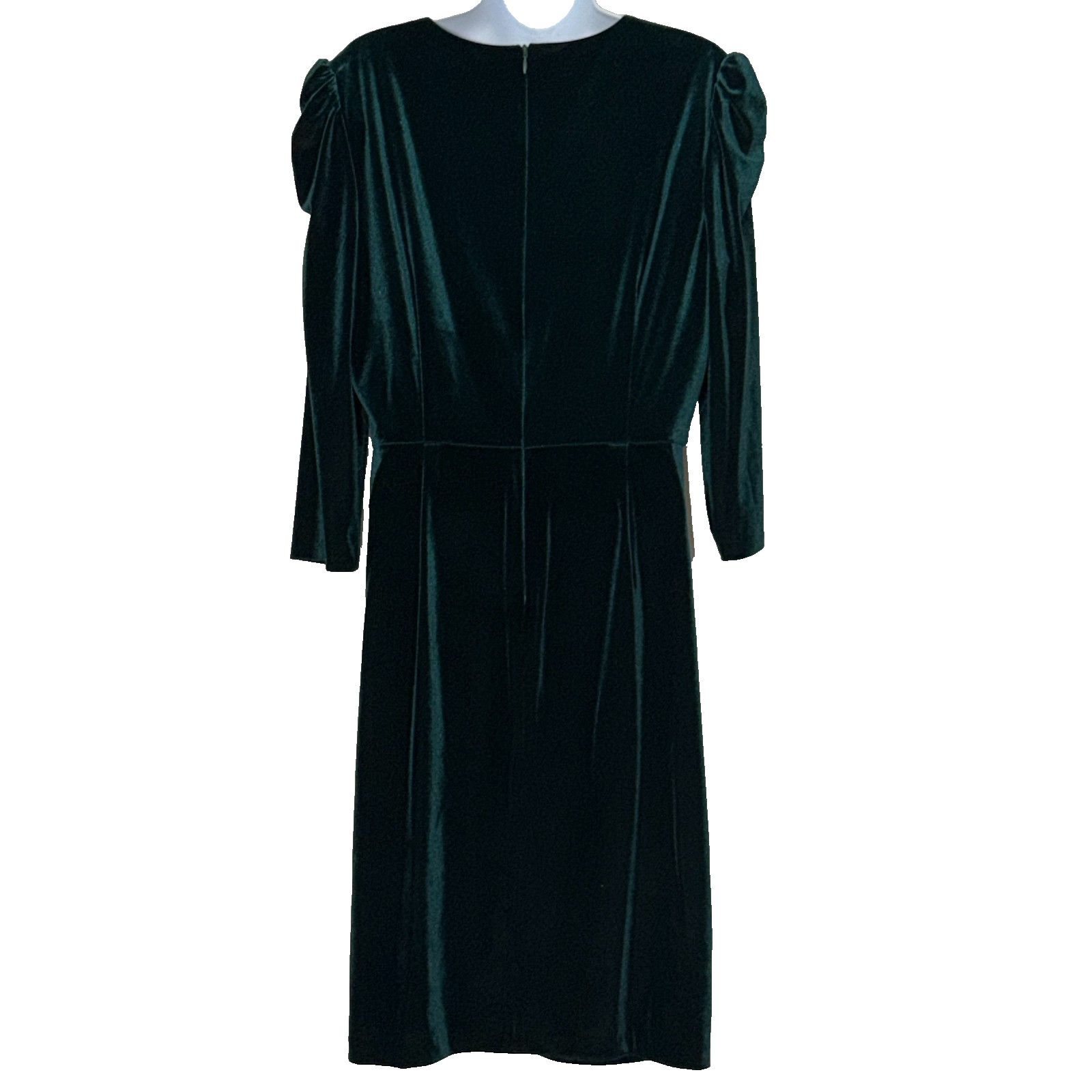 Vince Camuto Vince Camuto Womens Dress Size 14 Green Cocktail Velvet Size XL / US 12-14 / IT 48-50 - 2 Thumbnail