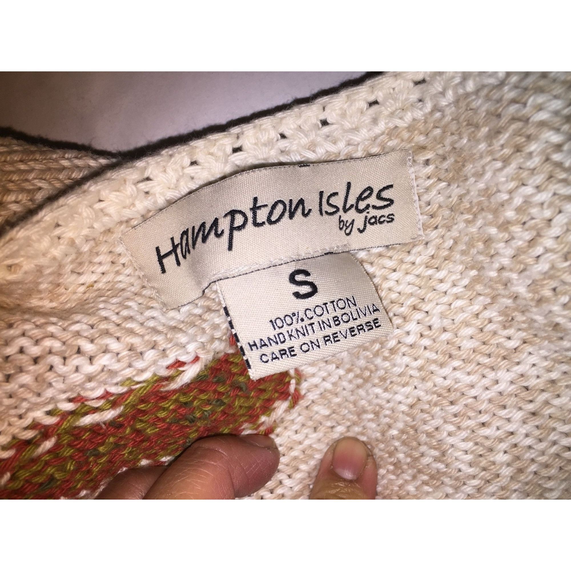 Other Hampton Isles by Jacs - Womens size S - sweater - Ivory whit Size S / US 4 / IT 40 - 2 Thumbnail