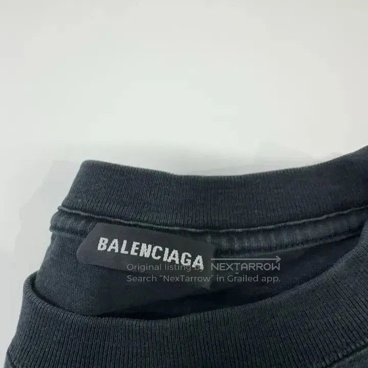 Balenciaga Balenciaga Black Logo Print T. Size US M / EU 48-50 / 2 - 3 Thumbnail