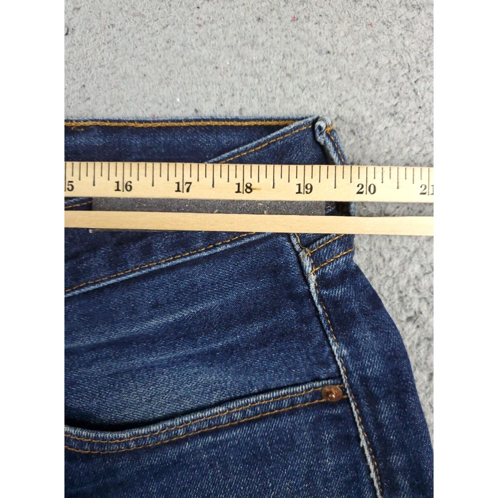 Levi's Levis 505 Jeans Mens 38x30 Blue Straight Leg Denim Pants Casual Regular Fit Size US 38 / EU 54 - 4 Thumbnail