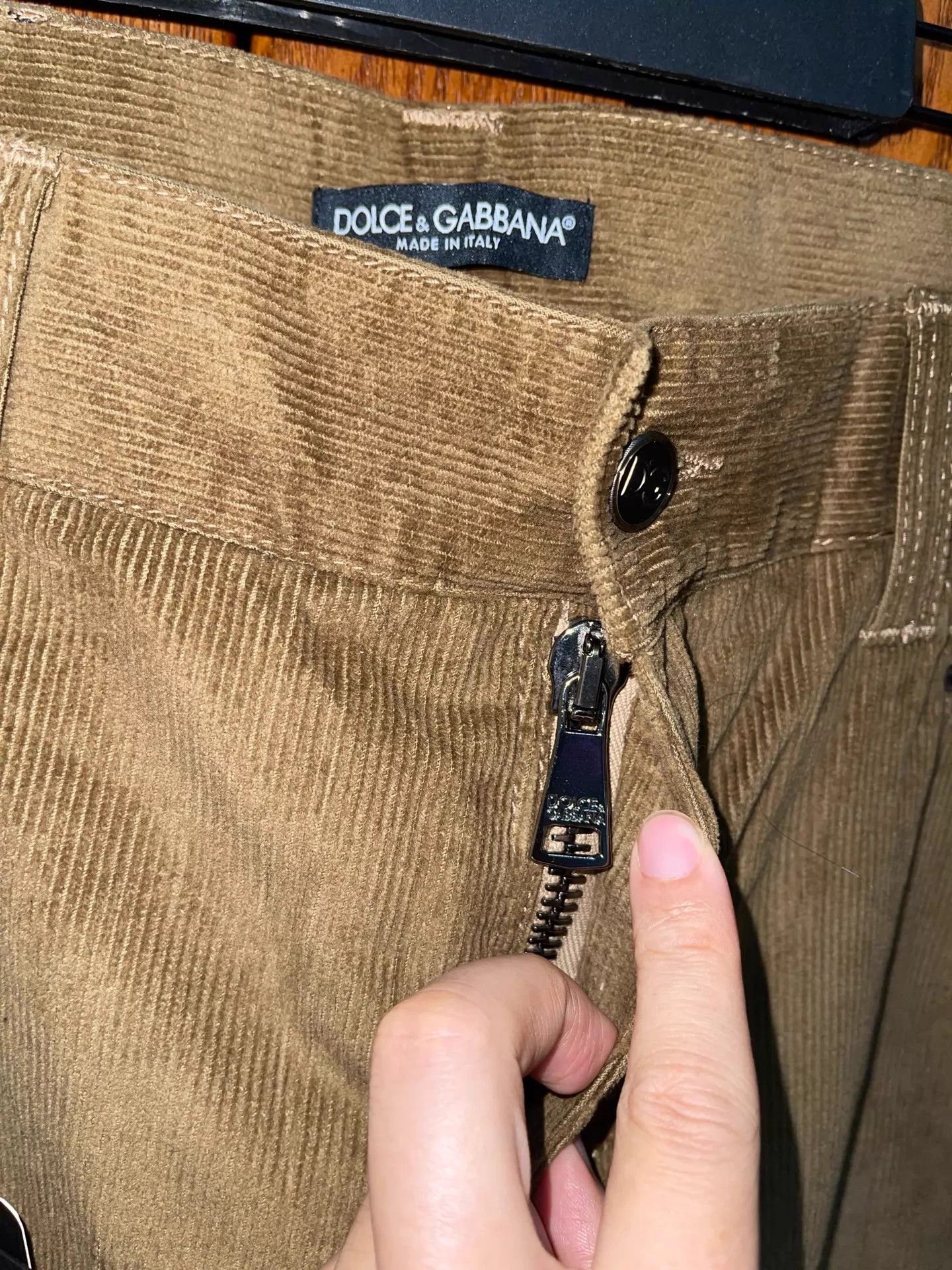 Dolce & Gabbana DG Corduroy Low-Rise Straight Jeans 54 Size US 38 / EU 54 - 3 Thumbnail