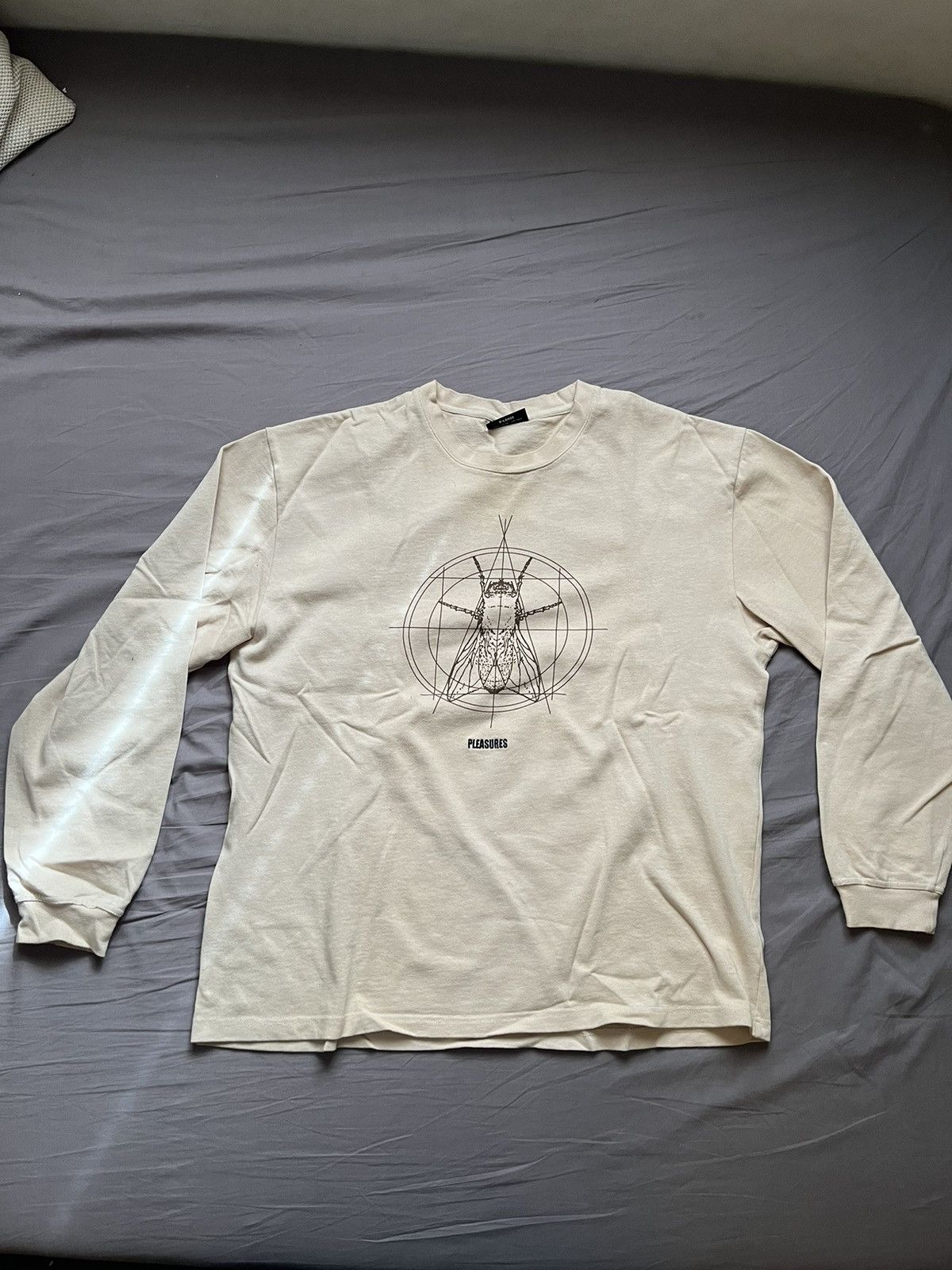 image of Pleasures Longsleeve in Beige, Men's (Size XL)