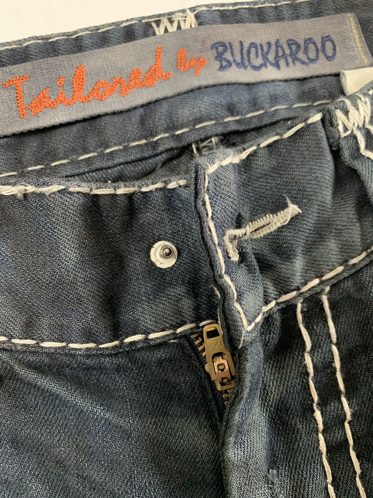 Japanese Brand Flare bootcut buckaroo jeans like true religion Size US 28 / EU 44 - 6 Thumbnail