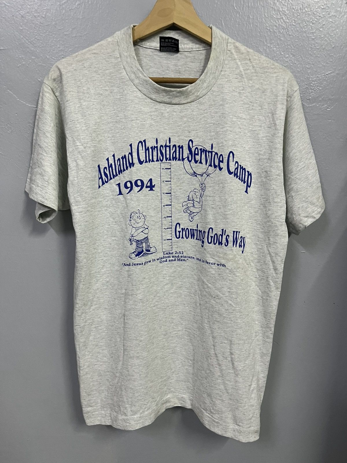 Fruit Of The Loom Vintage 90s camp tee Size US M / EU 48-50 / 2 - 1 Thumbnail