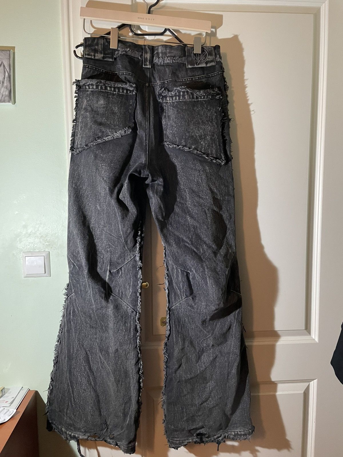 No Faith Studios Nfs distressed flared denim Size US 32 / EU 48 - 2 Thumbnail