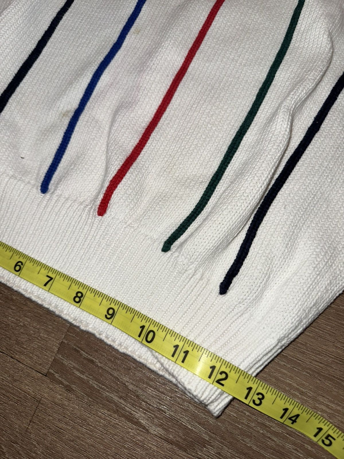 Vintage ***FINAL DROP***RARE 80s PINSTRIPE PULLOVER SWEATER XS Size US XS / EU 42 / 0 - 8 Thumbnail