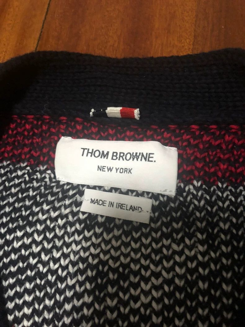 Thom Browne Thom Browne Haima Knitted Open-Neck T-shirt Size US L / EU 52-54 / 3 - 7 Thumbnail