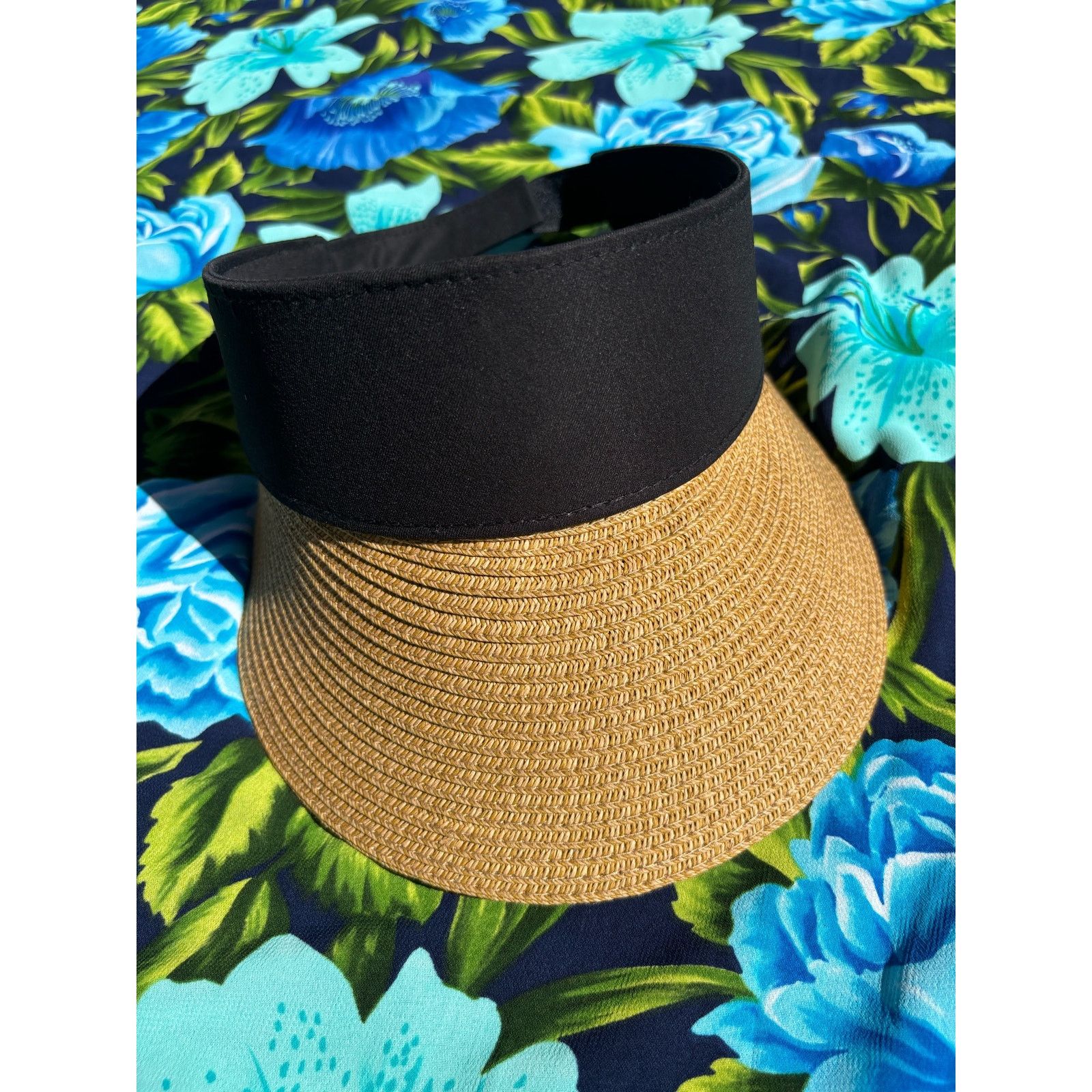 & Other Stories Straw viser with black trim Size ONE SIZE - 1 Thumbnail