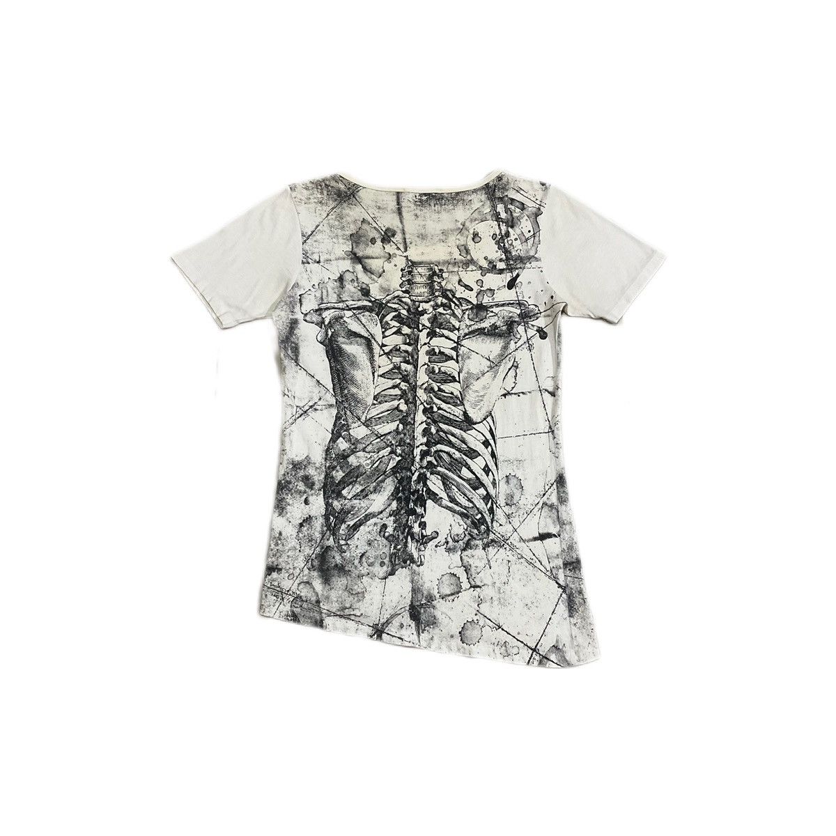 Hysteric Glamour × If Six Was Nine × Japanese Brand 🔥Sick Y2K Civarize Asymmetric Shirt 3D Skeleton Overprinted Size US S / EU 44-46 / 1 - 5 Thumbnail
