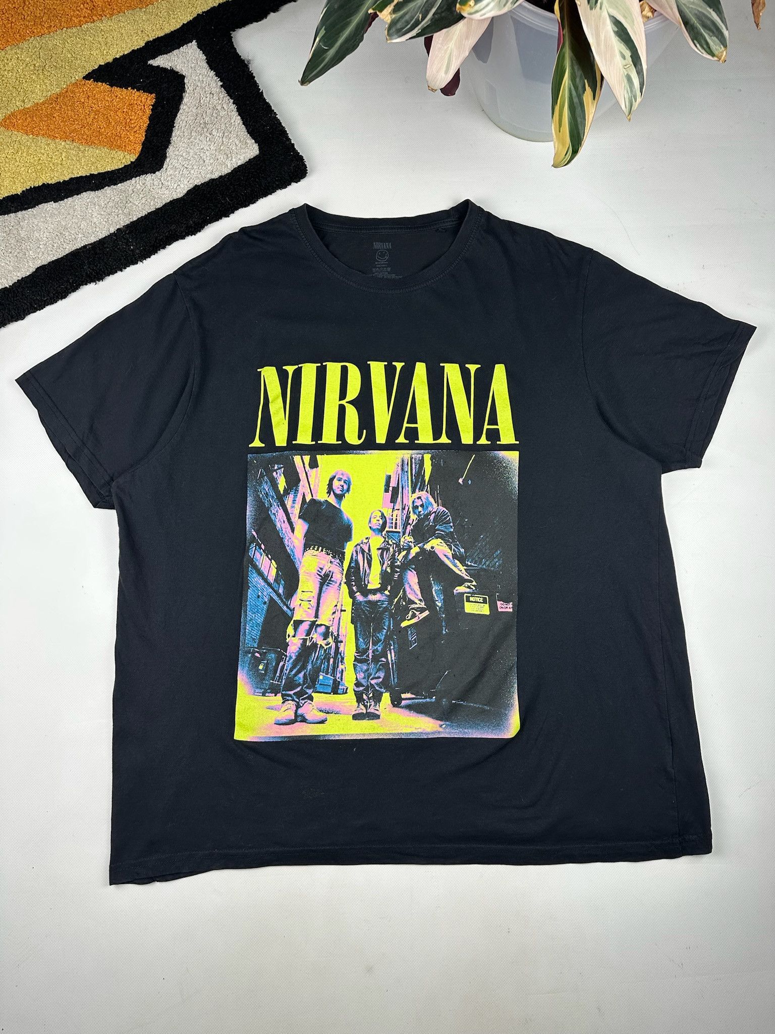 Band Tees Vintage Nirvana Tee Size US XXL / EU 58 / 5 - 1 Thumbnail