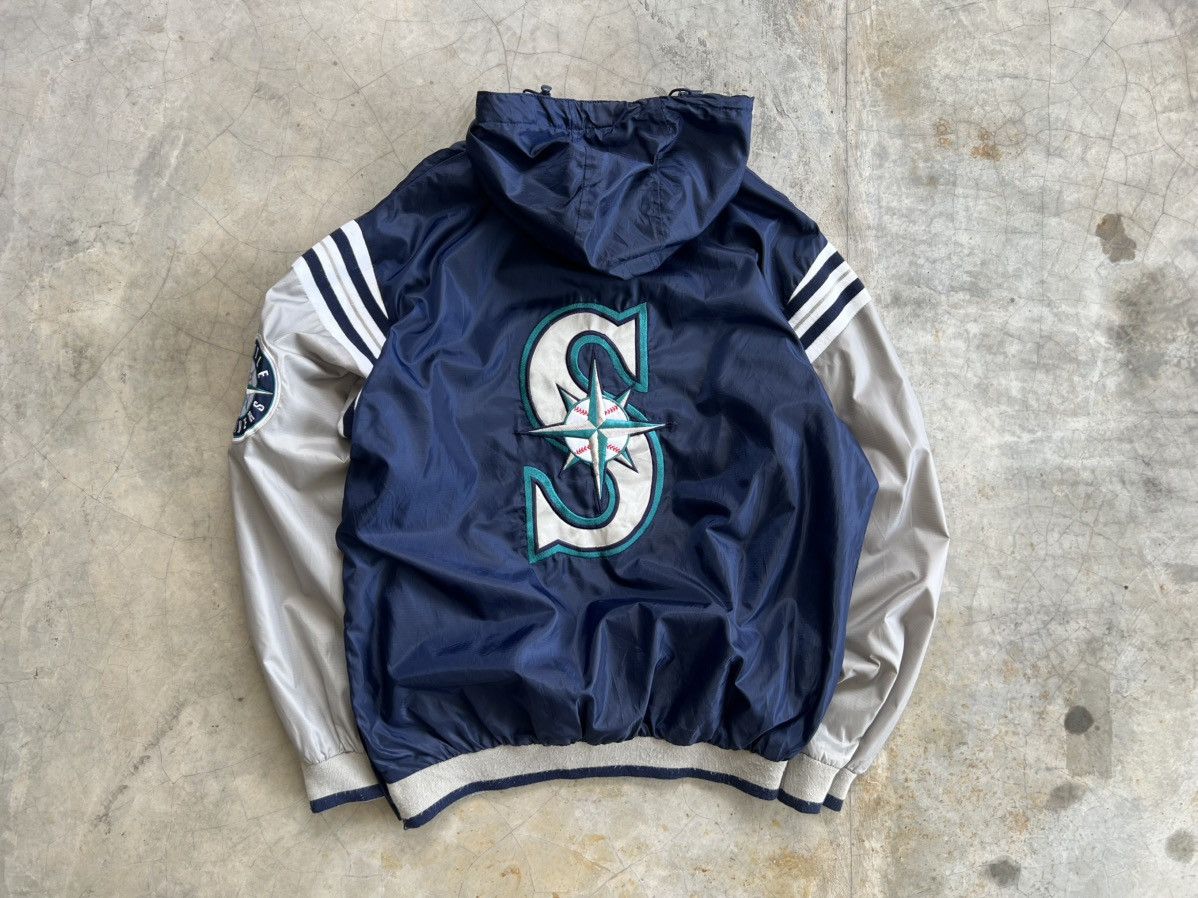 MLB VINTAGE SEATTLE MARINERS MLB LIGHTWEIGHT WINDBREAKER JACKET Size US XL / EU 56 / 4 - 2 Thumbnail