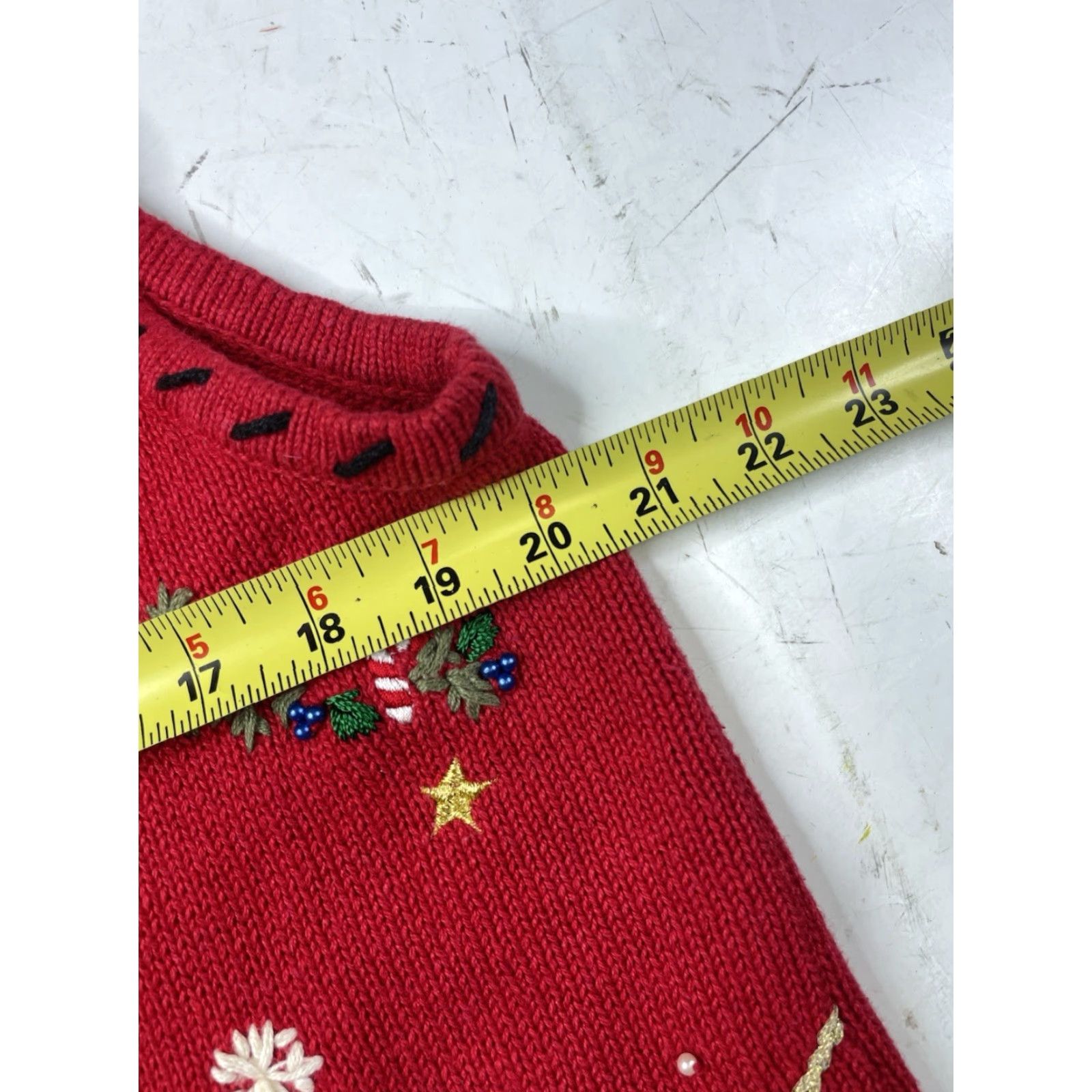 Vintage VINTAGE Ugly Designer Originals Studio Womens Christmas Vest Knit Womens Large Size L / US 10 / IT 46 - 6 Thumbnail