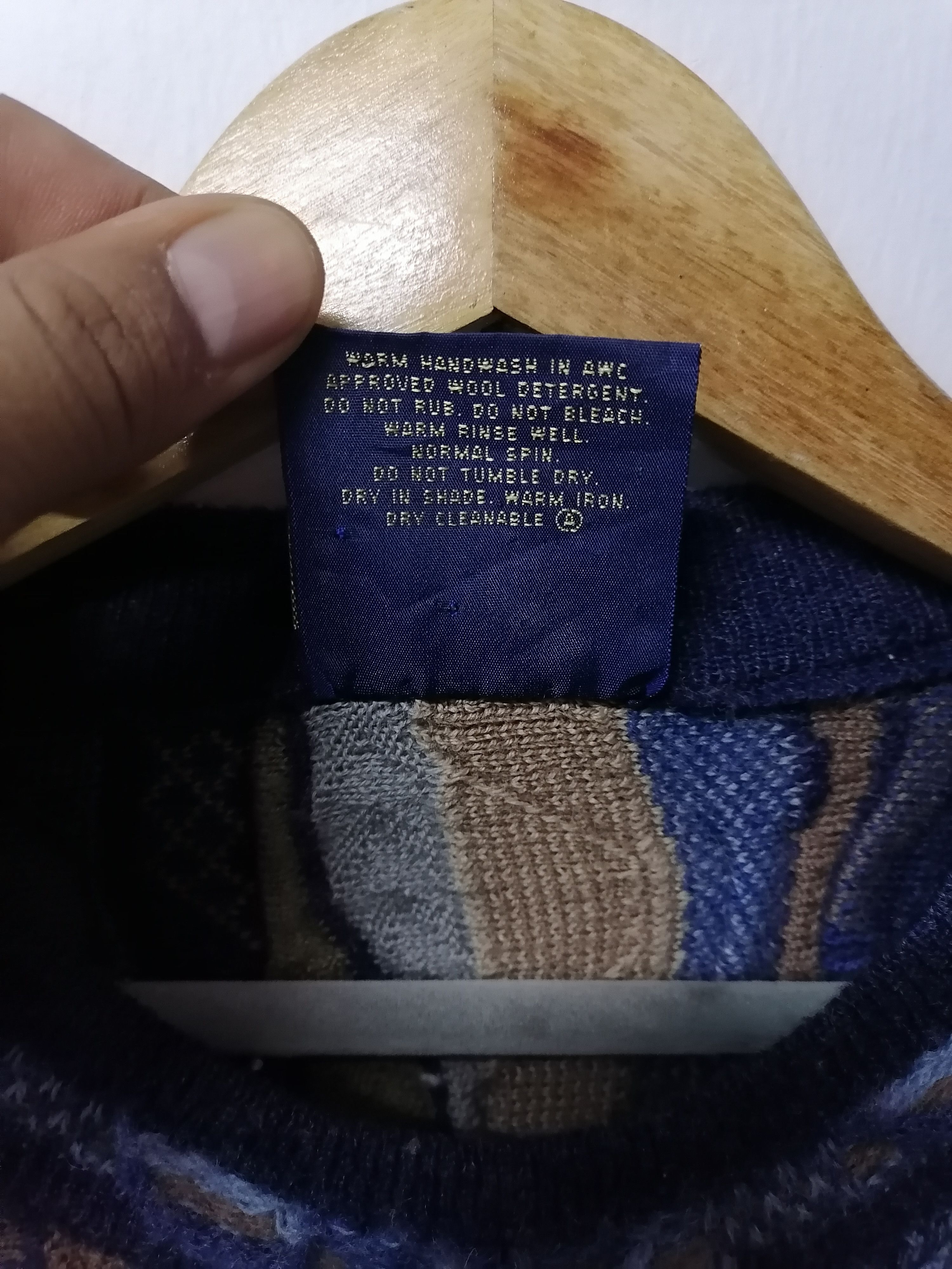 Coogi × Vintage Vintage Limnos ICONIC Coogi Pure Wool Knitwear Size US M / EU 48-50 / 2 - 6 Thumbnail