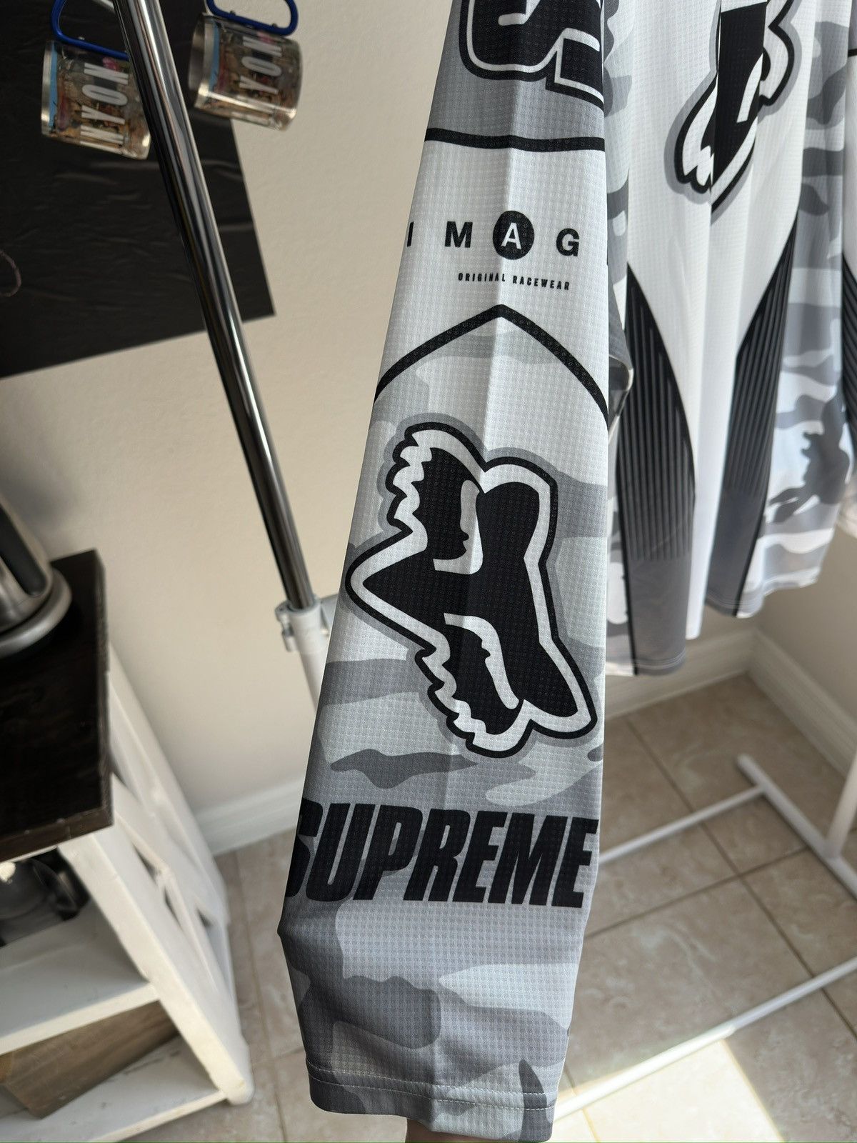 Fox Racing × Supreme DMX Moto Jersey Arctic Camo Size US XXL / EU 58 / 5 - 4 Thumbnail